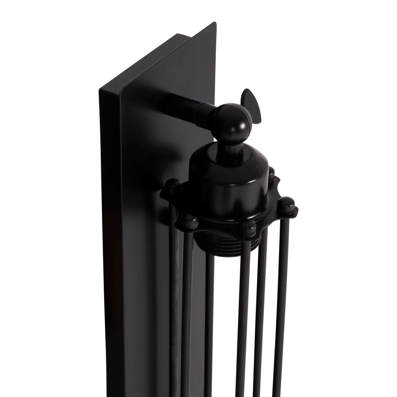 Стенна лампа BEACON черен цвят  10x10x47см