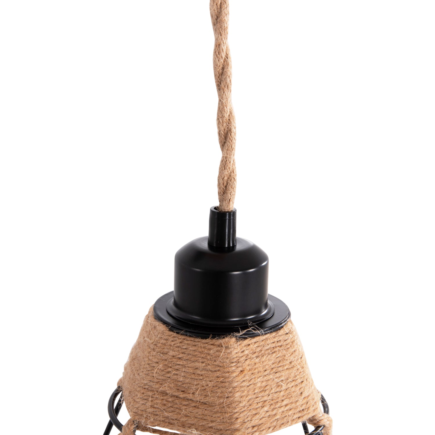 Стенна лампа KINAN метал-въже  15.5x21x44см