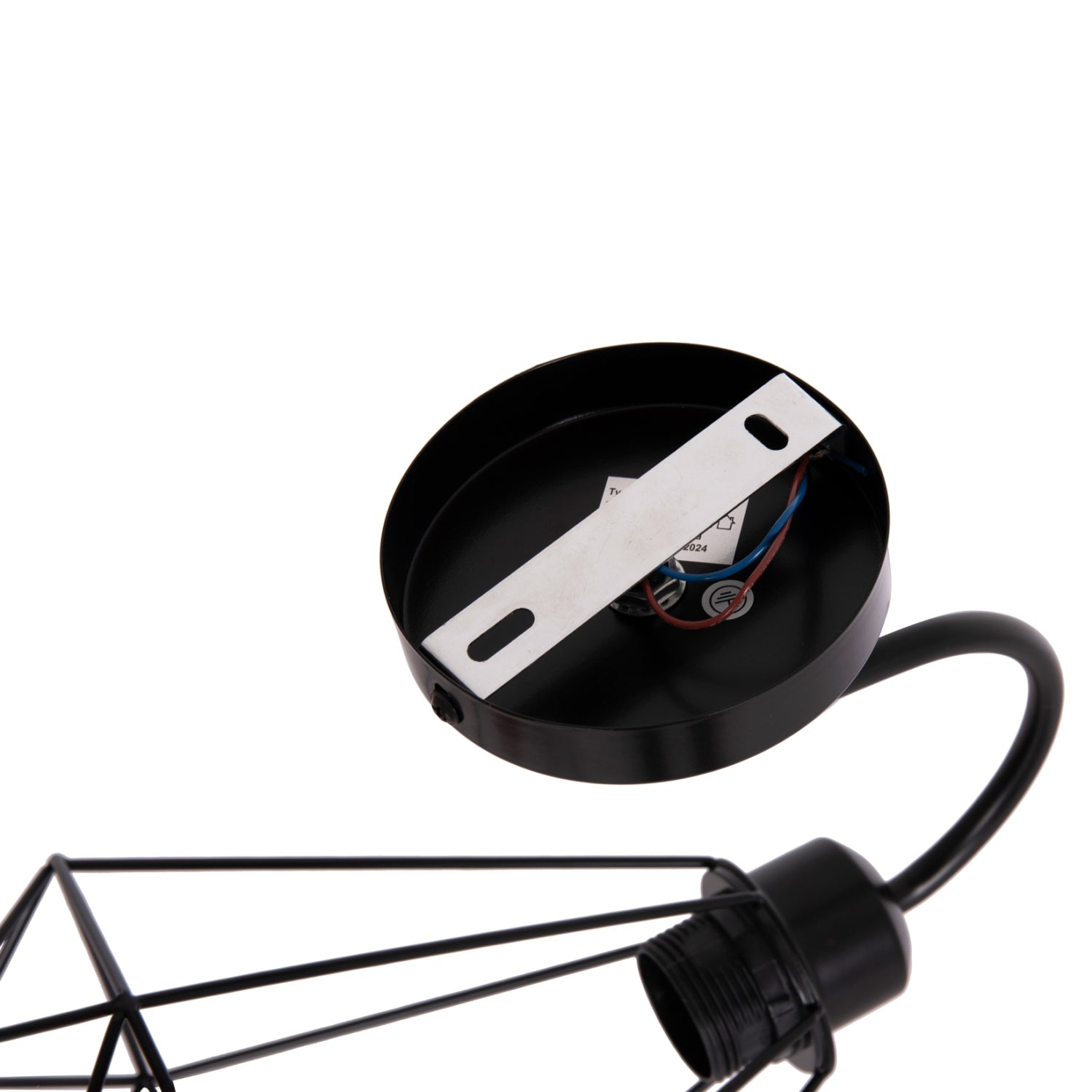 Аплик за стена MILID черен цвят  20x27x28см