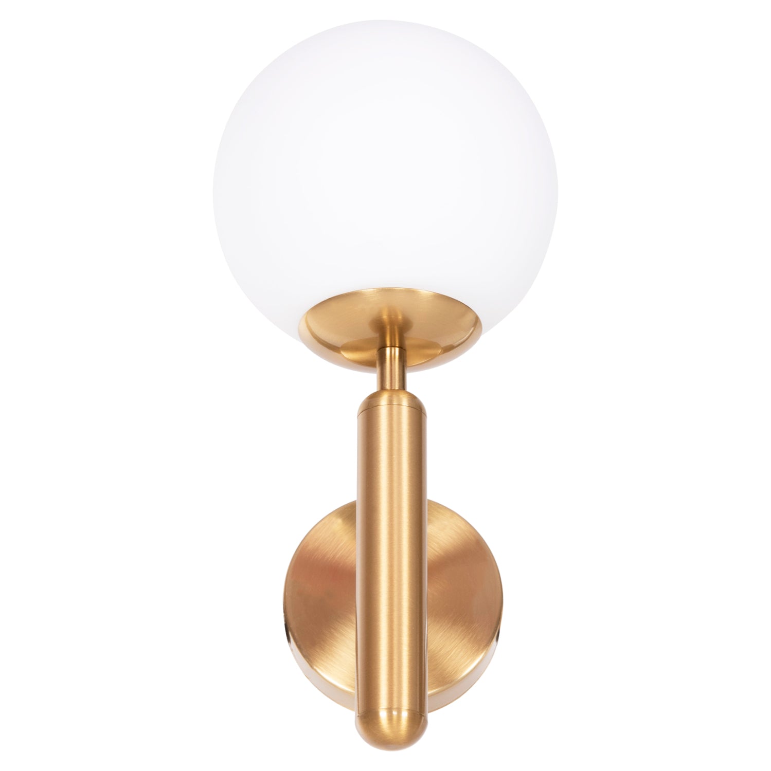 Стенен аплик HOMY златист-стъкло [E27] 14x21x33см