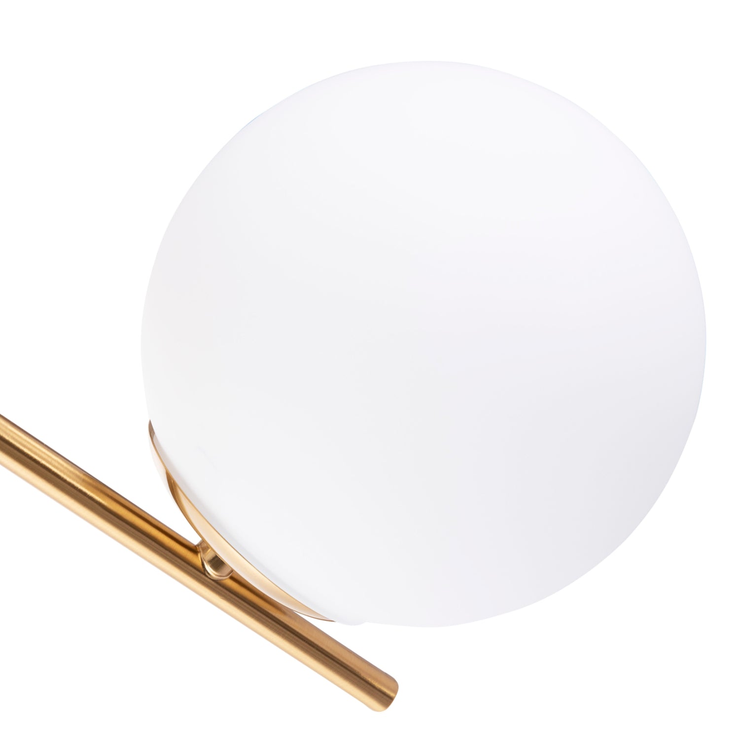 Аплик за стена HOMY2 златист-стъкло  [E27] 14.5x28x21см