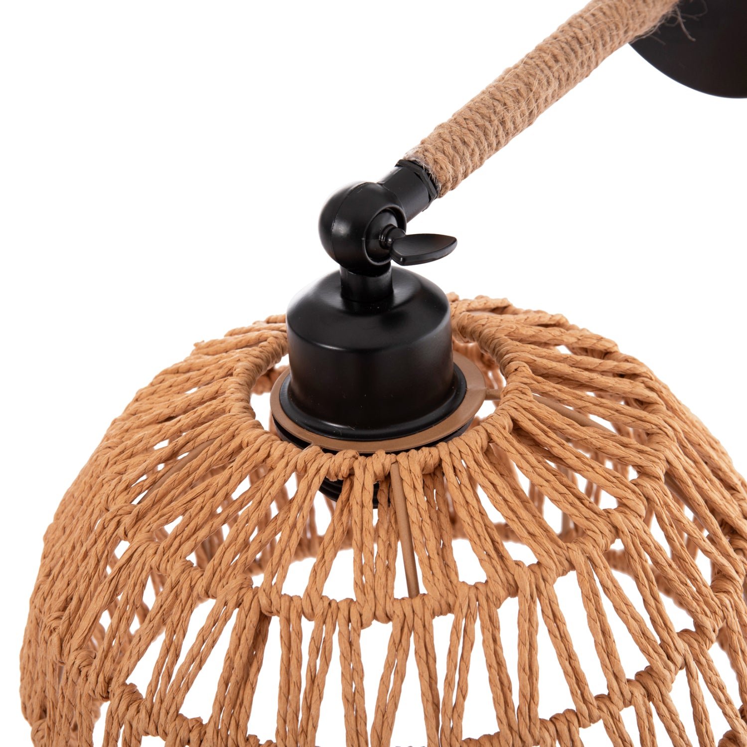 Стенен аплик GLIDE метал-въже  [E27] 22x22x35-21см