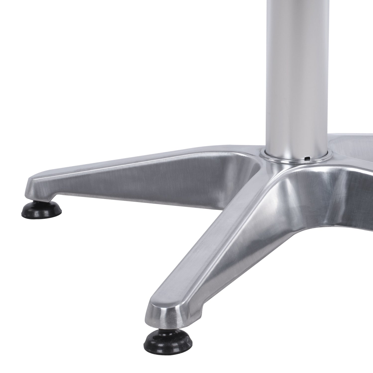 Алуминиева основа за маса 58X58X68.5 см с кръстачка 28x28 хром/447