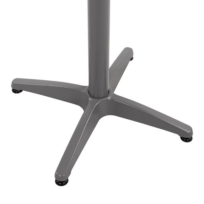 Основа за маса  алуминий сив цвят 66X66X69см с кръстачка 45x45см