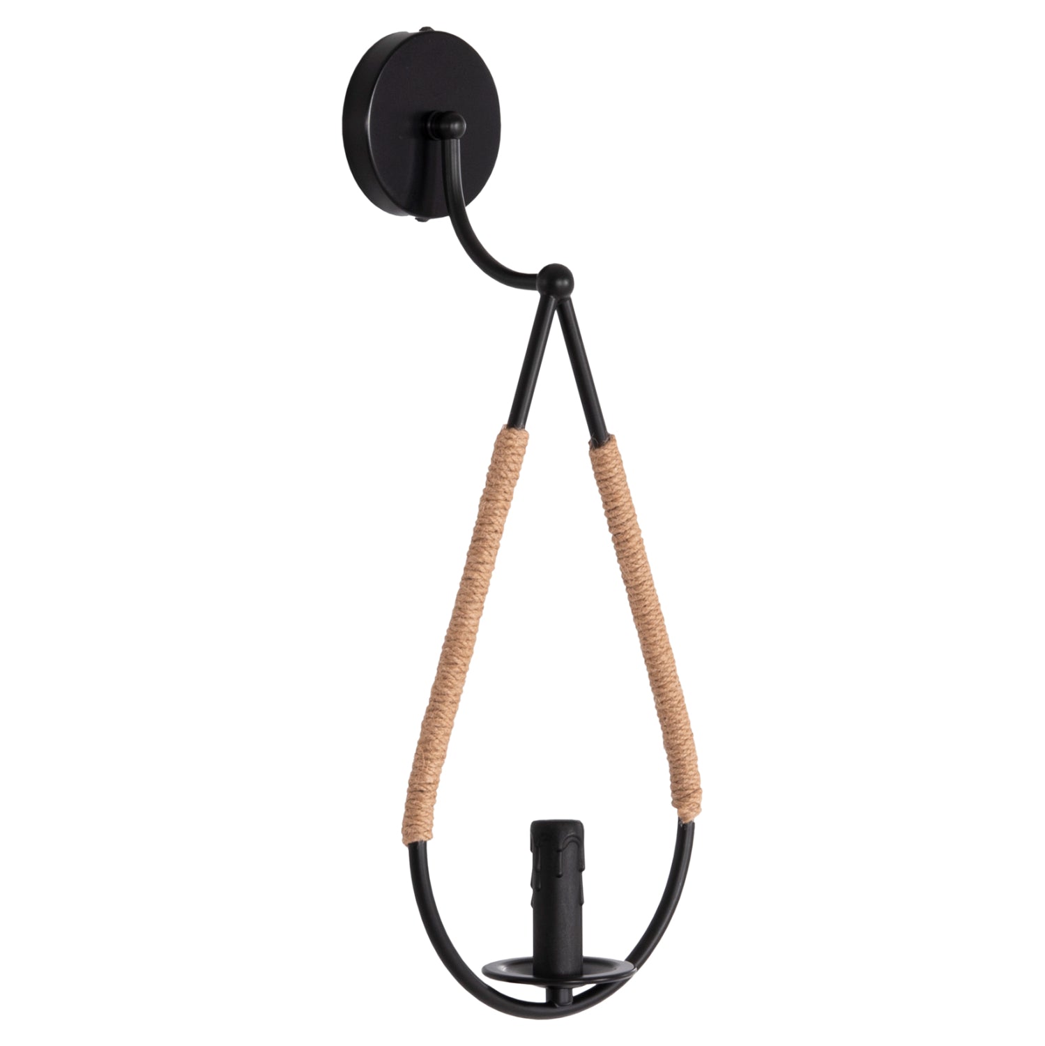 Стенени лампи droplet с метално въже [e14] 21x15x50см