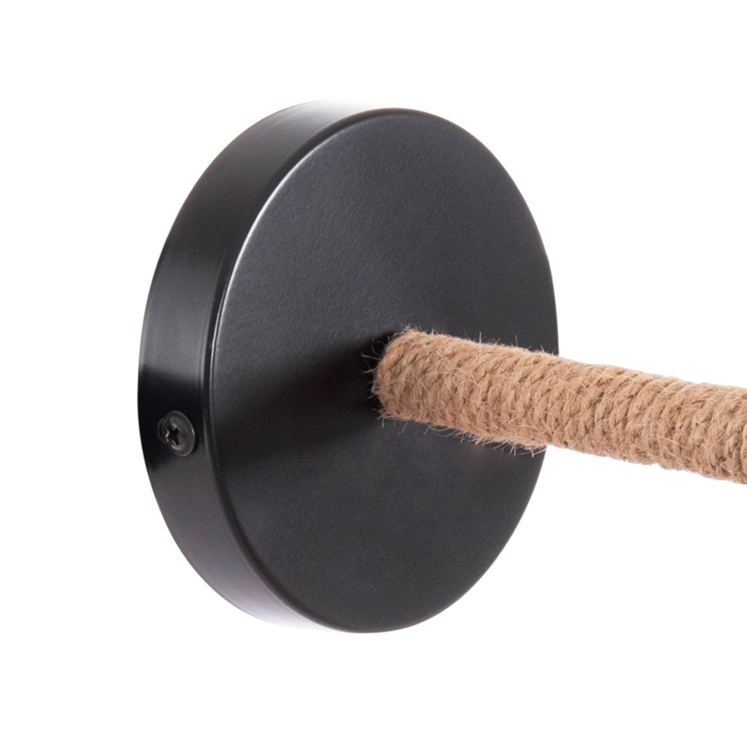 Стенен аплик STOLT метал-въже  [E27] 20x20x38-24см