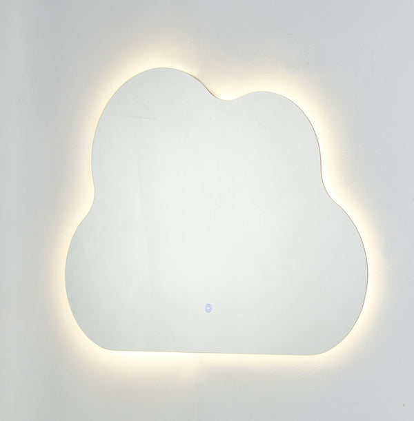 Огледало без рамка  led осветление  88x68см.