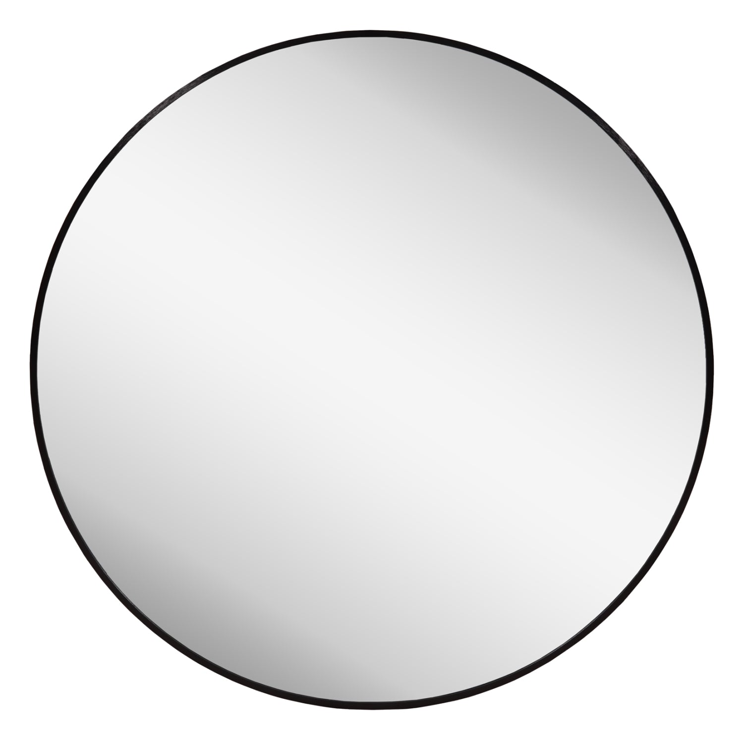 Стенно огледало  ARCHER  черен цвят  Φ80cм