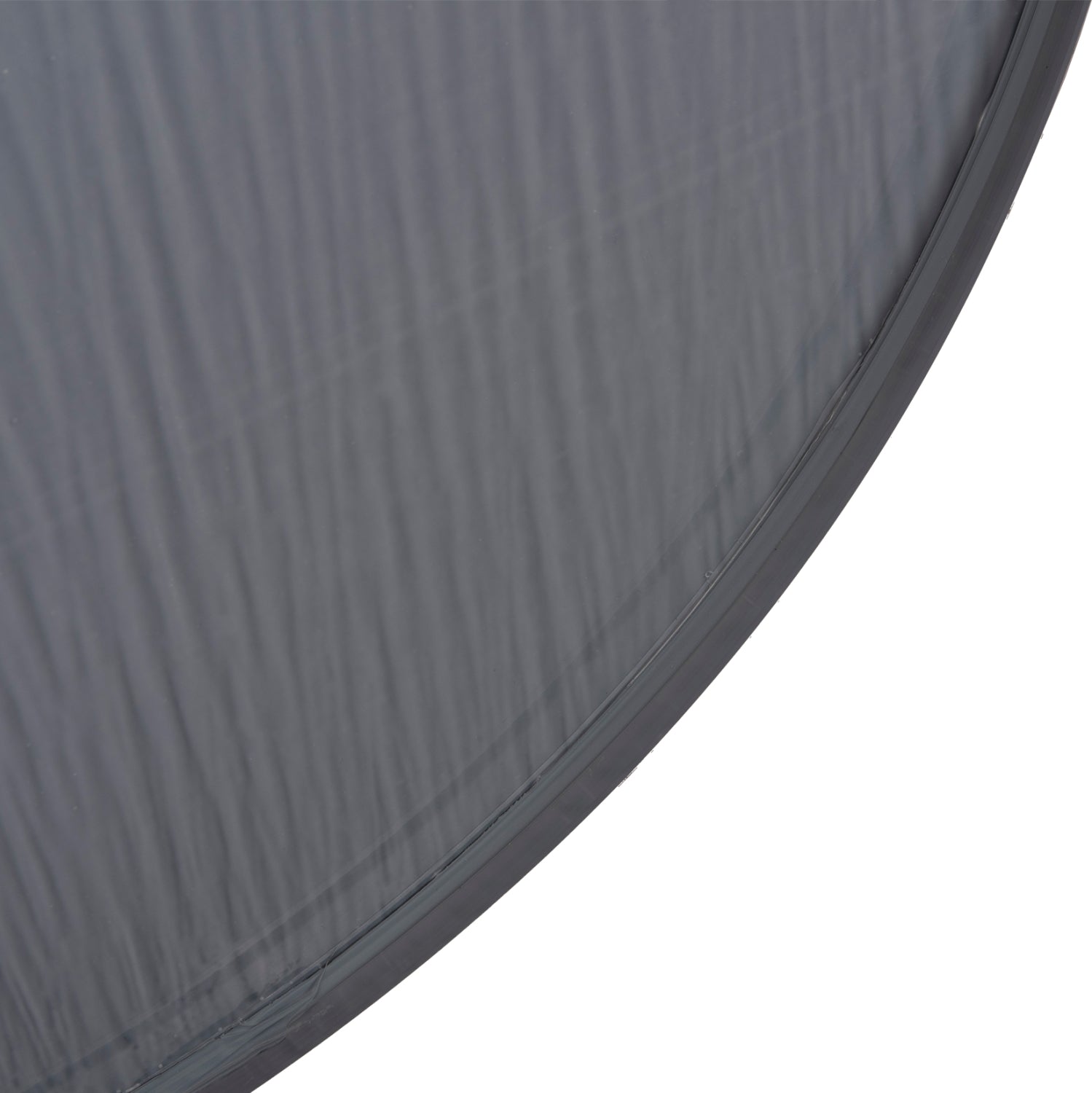 Стенно огледало  ARCHER кръгло алуминиева рамка сребърно φ80см