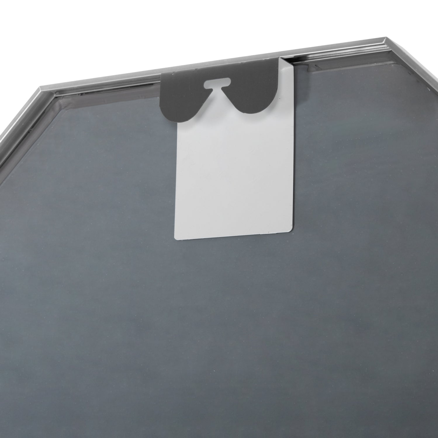 Огледало осмоъгълно  ARCHER сребрист цвят ф74см