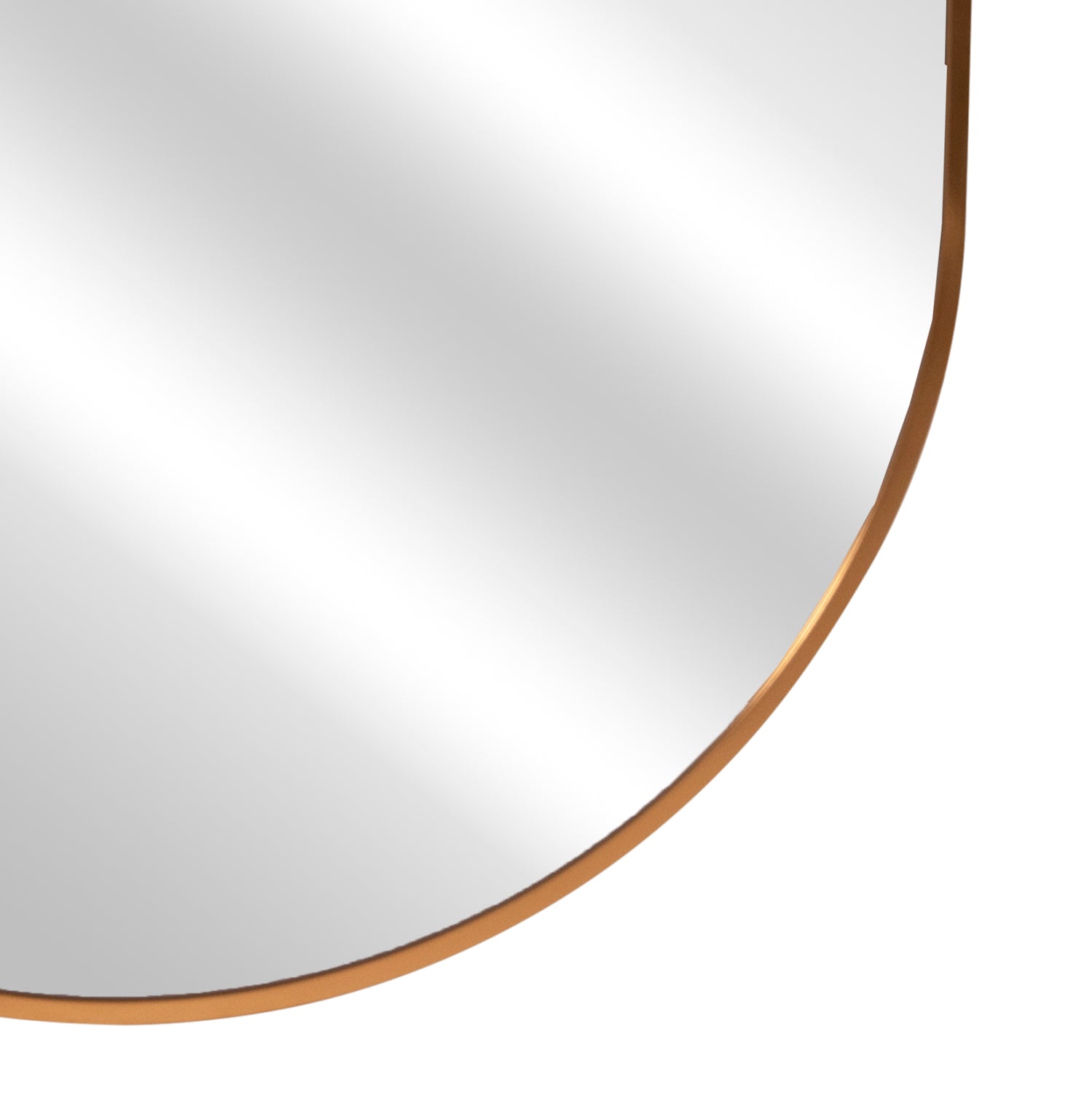 Огледало  ARCHER  златиста алуминиева рамка