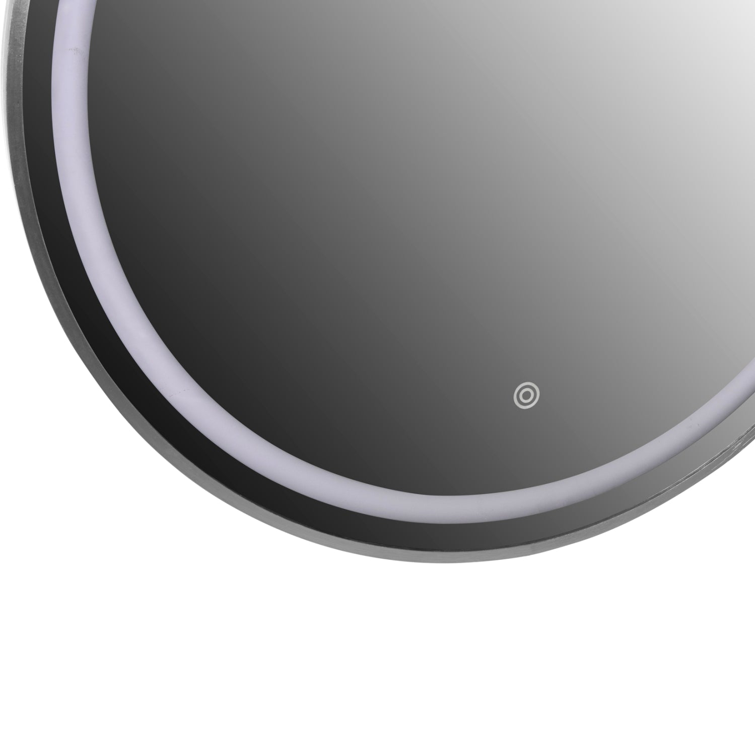 Огледало с led осветление сребрист цвят