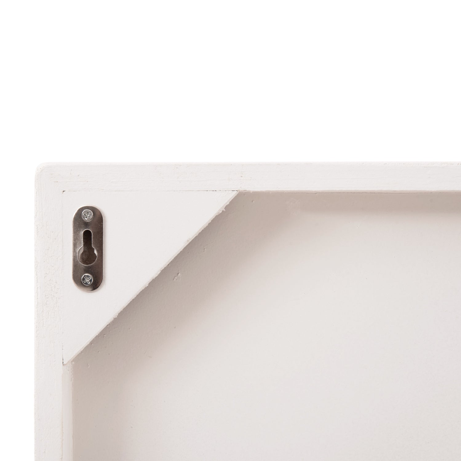 Декорация за стена Санторини бял цвят  80x4x80