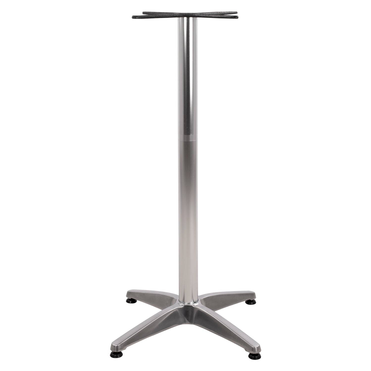 Алуминиева основа за бар маса 66X66X107см  хром