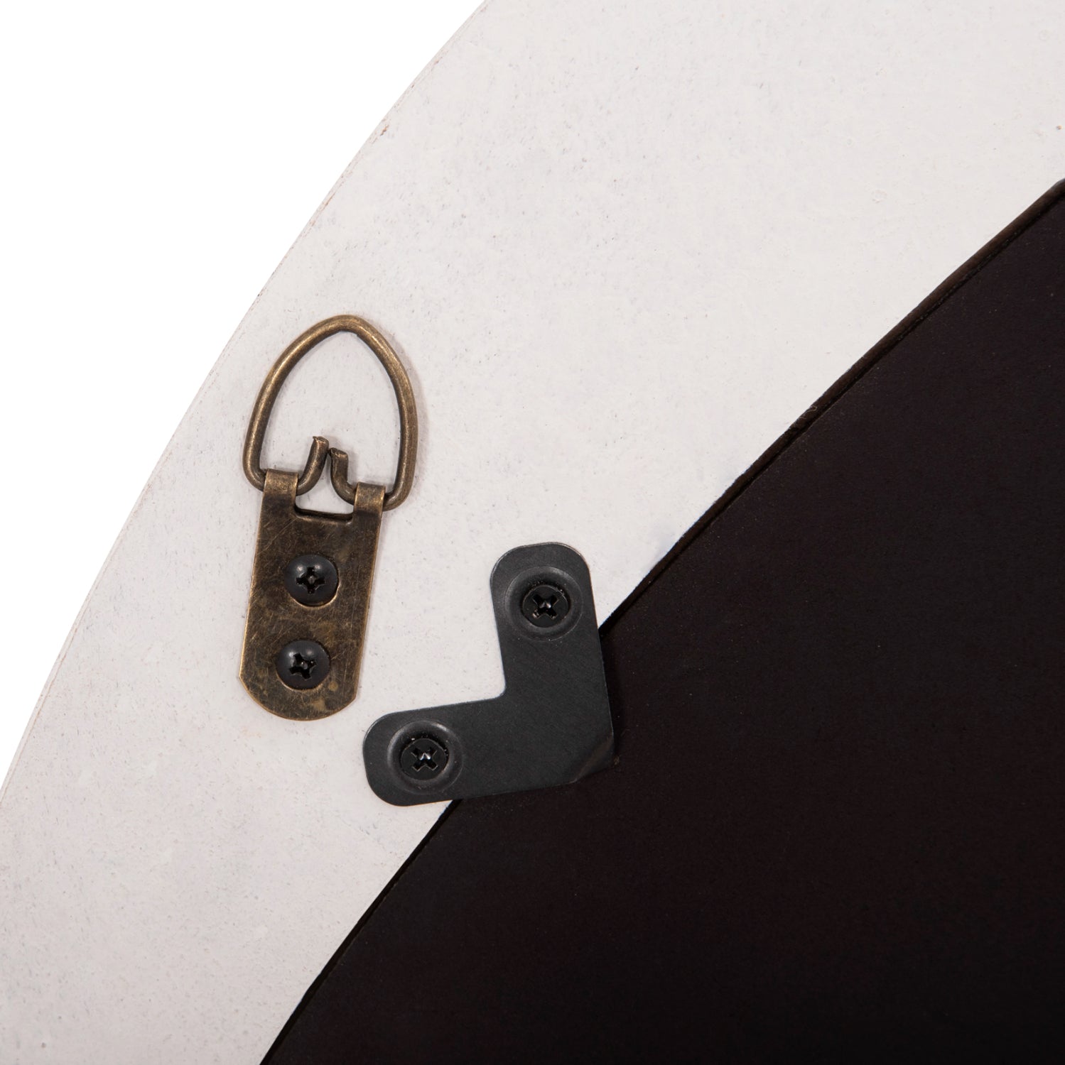 Огледало SANTORINI овално рамка МДФ в бял цвят 48x3.2x60см