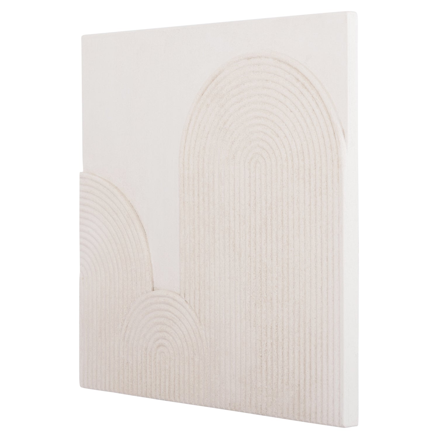 Декорация за стена Санторини бял цвят 80x4,5x80