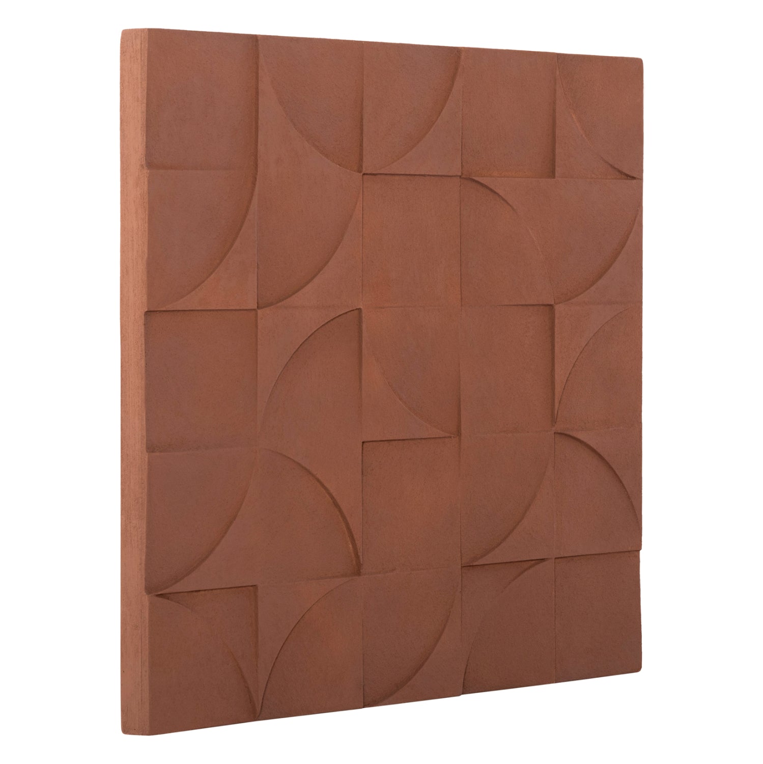 Декорация за стена SANTORINI  кафяв цвят  80x5x80