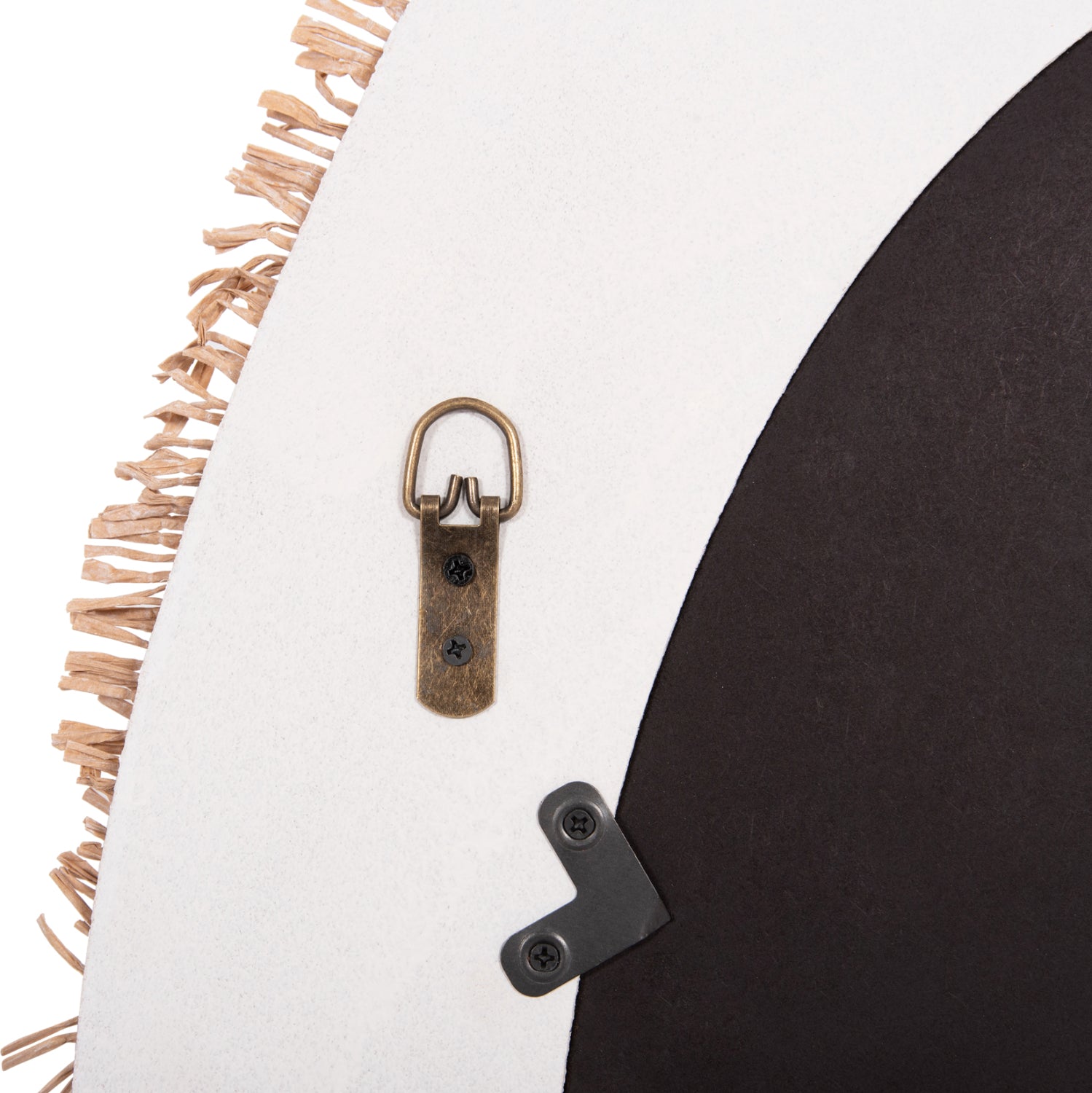 Огледало SANTORINI 60x2x80 цвят бял-натурал