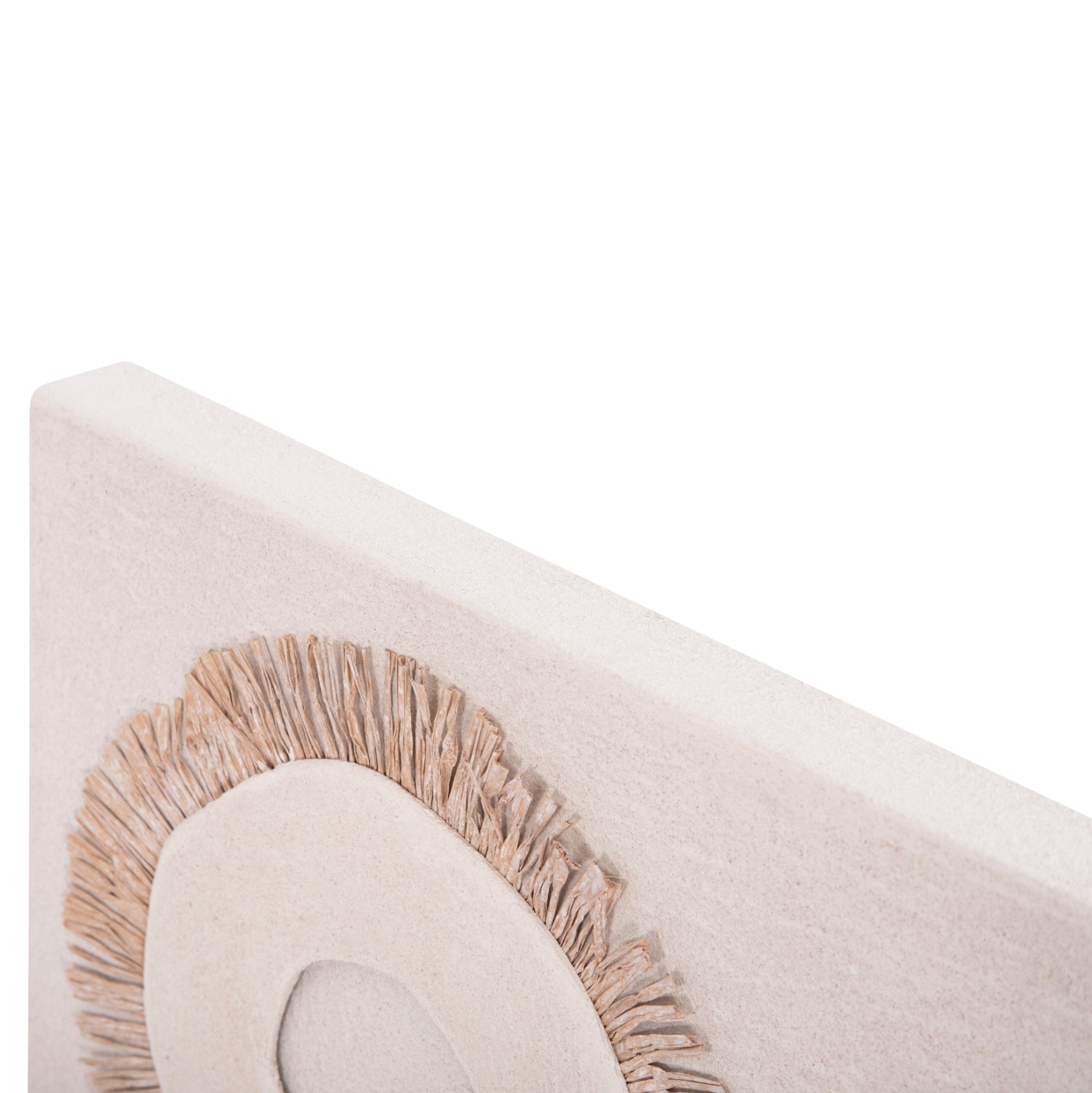 Декорация за стена Санторини цвят бял-натурал 48×4,5×60