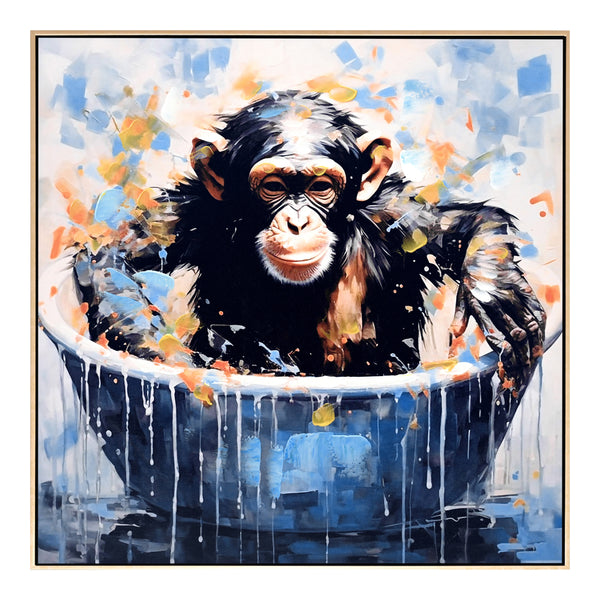 Картина SIMIA с бежова рамка  62x4,5x62