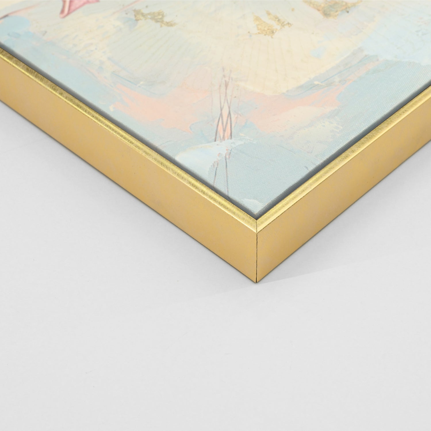 Картина  LEOPAR с бежова рамка 82x4,5x122