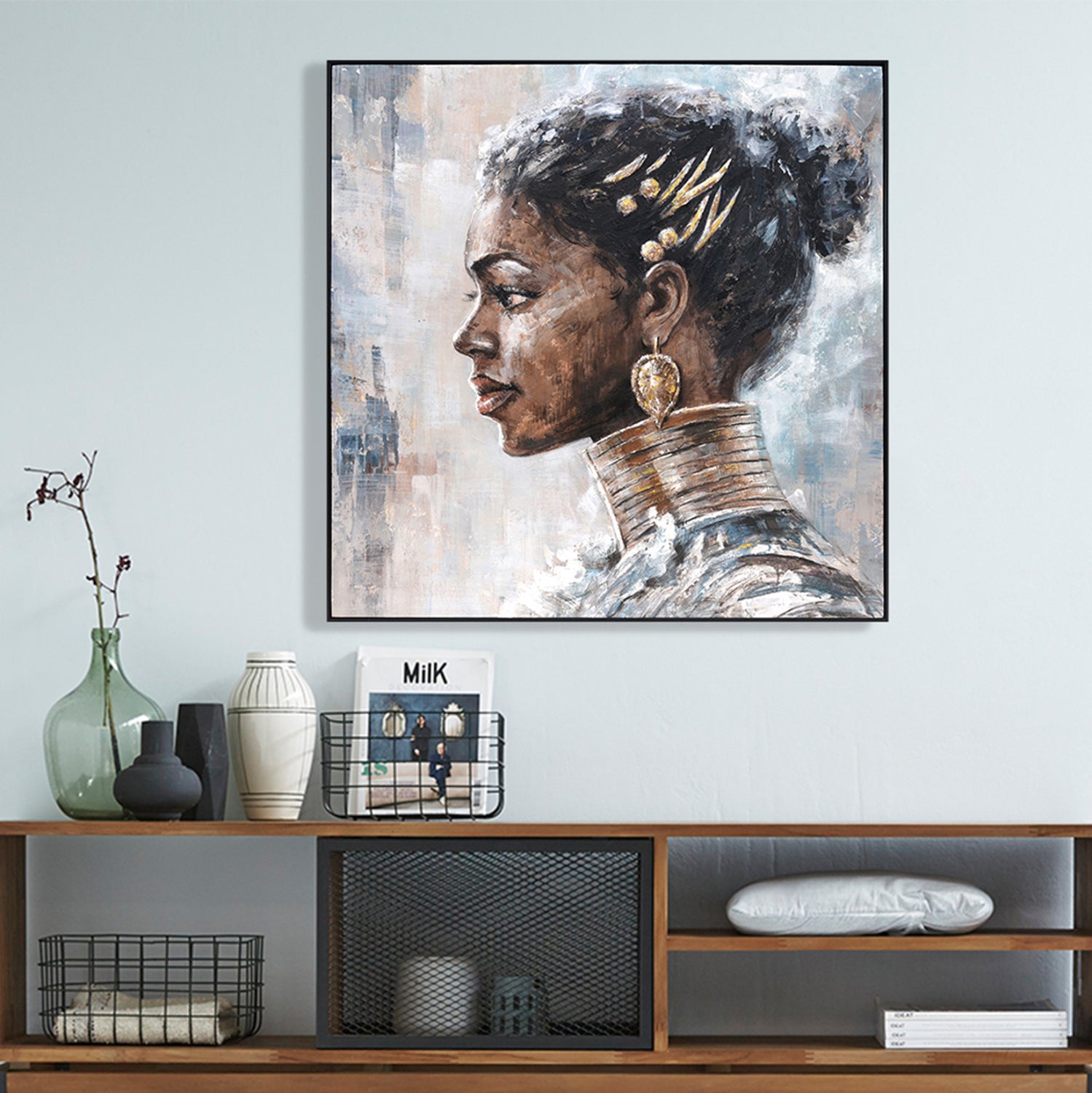 Картина MARIP с черна рамка 102x4,5x102