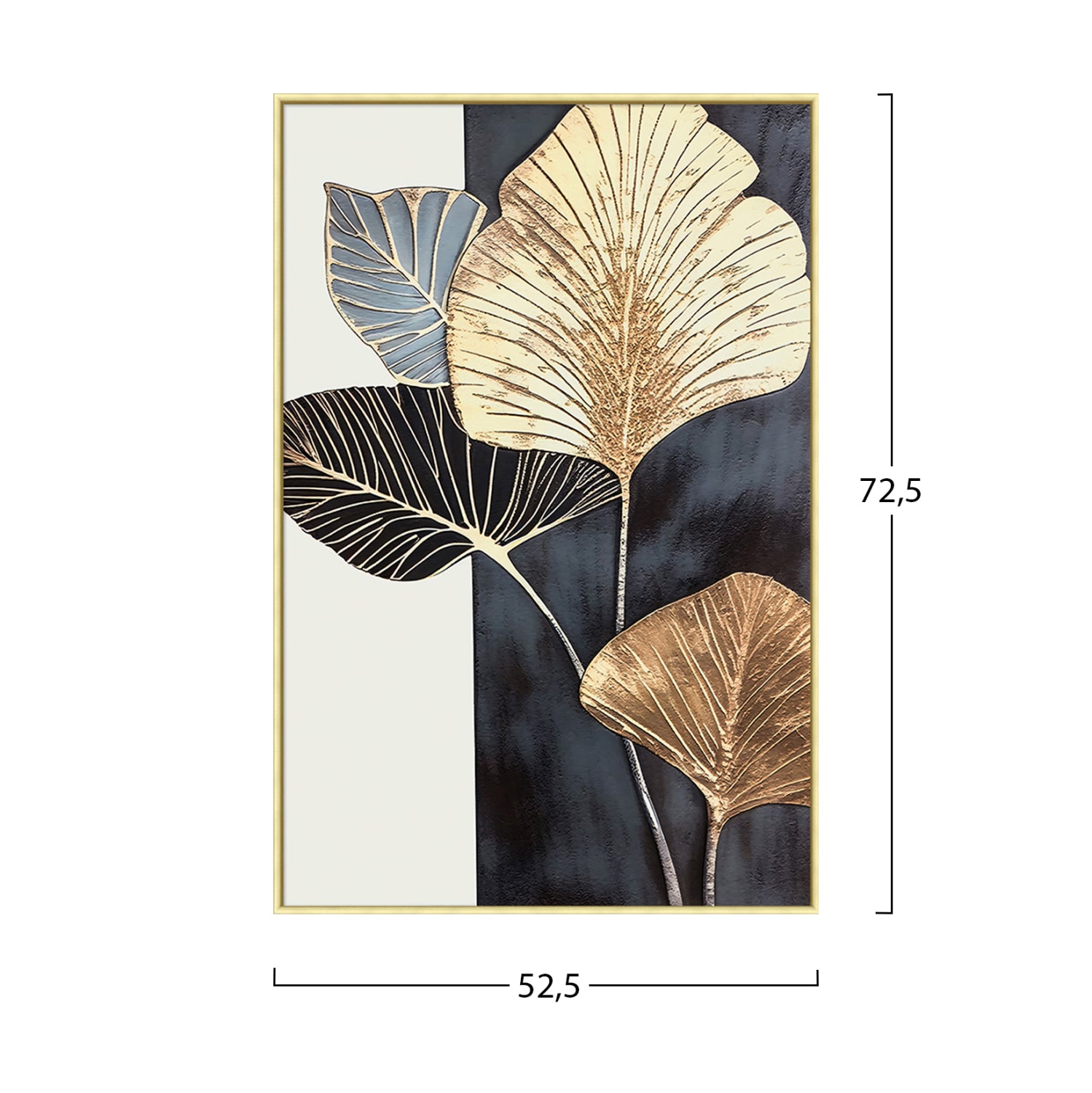 Картина  TROPICO  с бежова марка  52,5x2,8x72,5