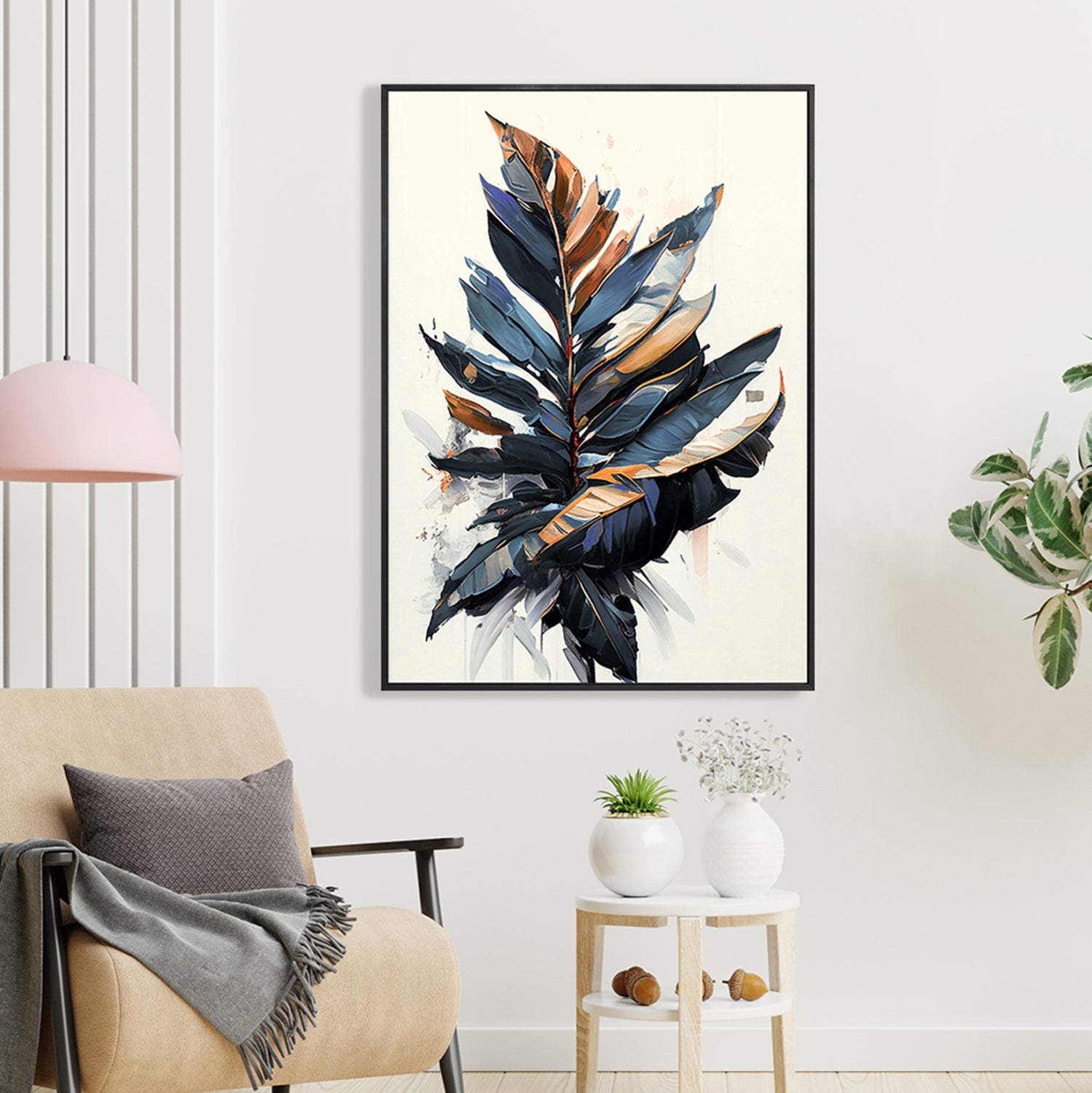 Картина TROPICO с черна рамка  52,5x2,8x72,5