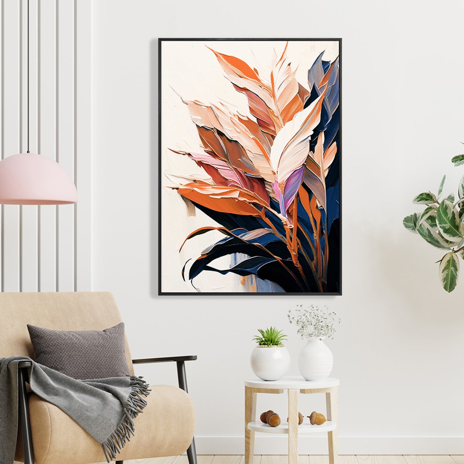 Картина TROPICO с черна рамка  52,5x2,8x72,5