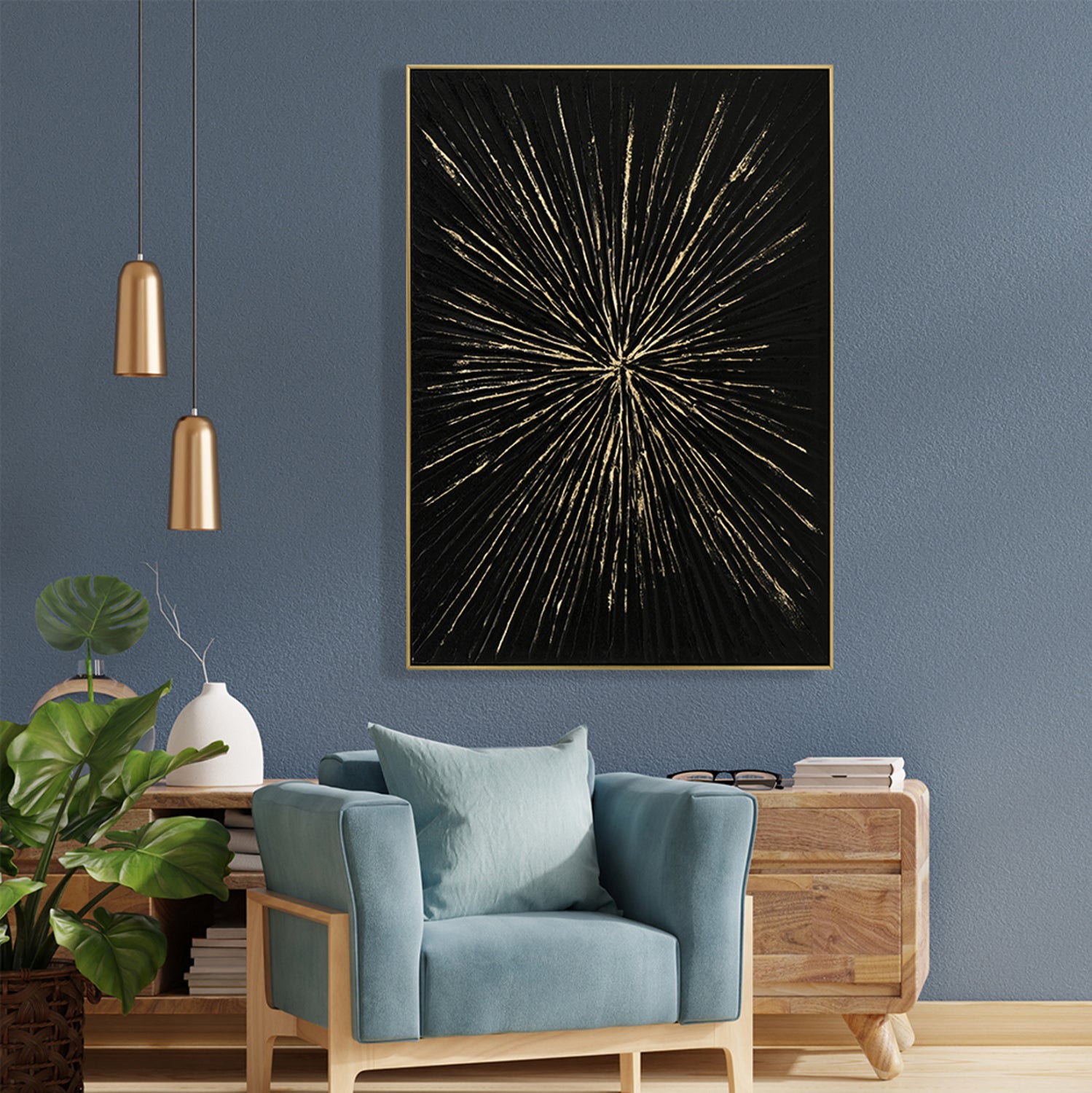 Картина  STELLON с бежова рамка  72x4.5x102см.