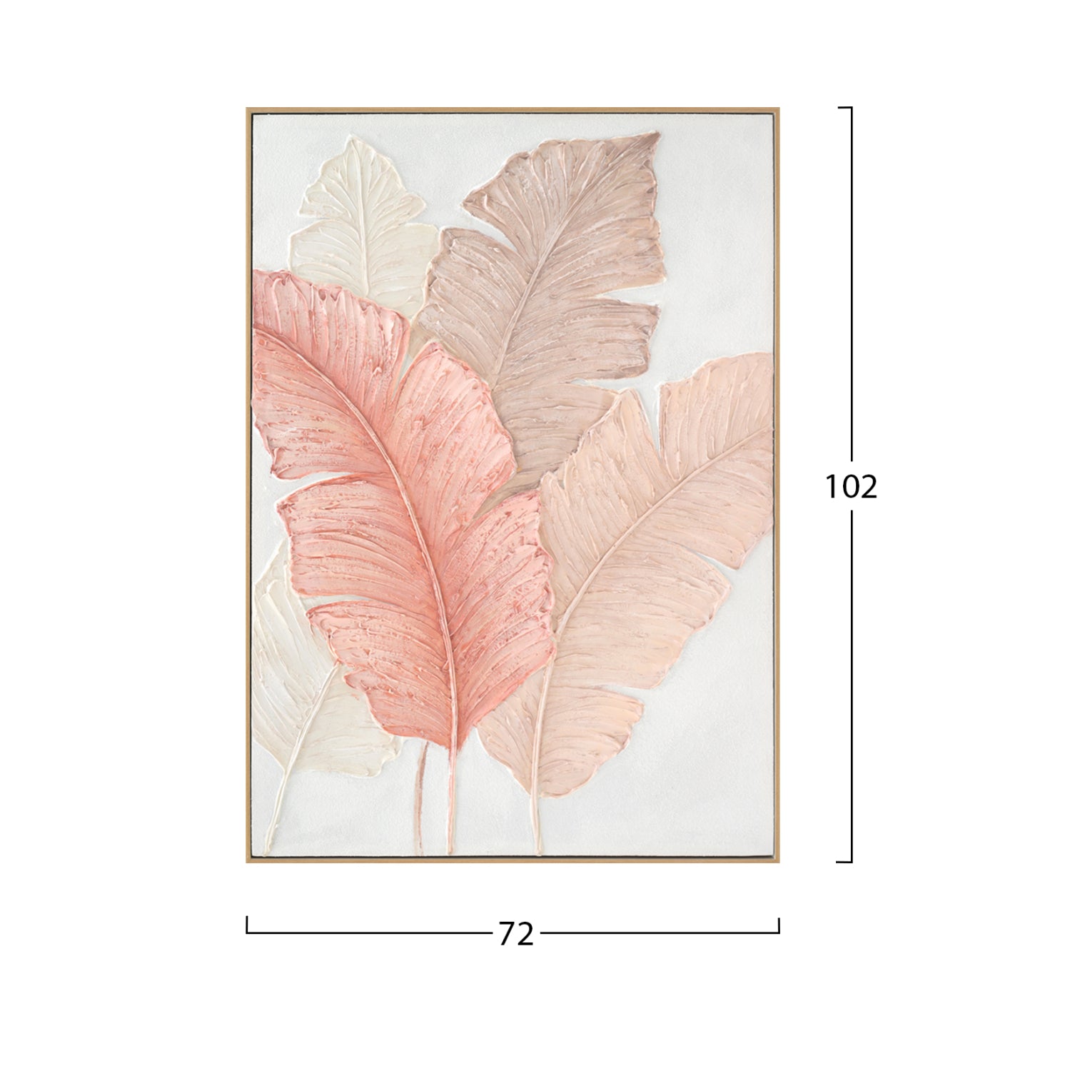 Картина TROPICO с бежова рамка  72x4,5x102