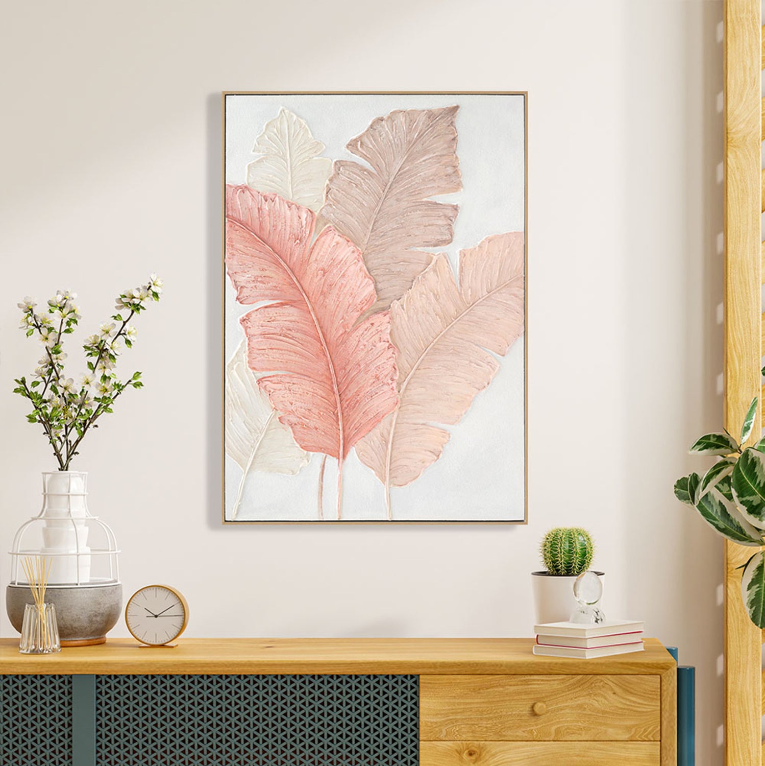 Картина TROPICO с бежова рамка  72x4,5x102