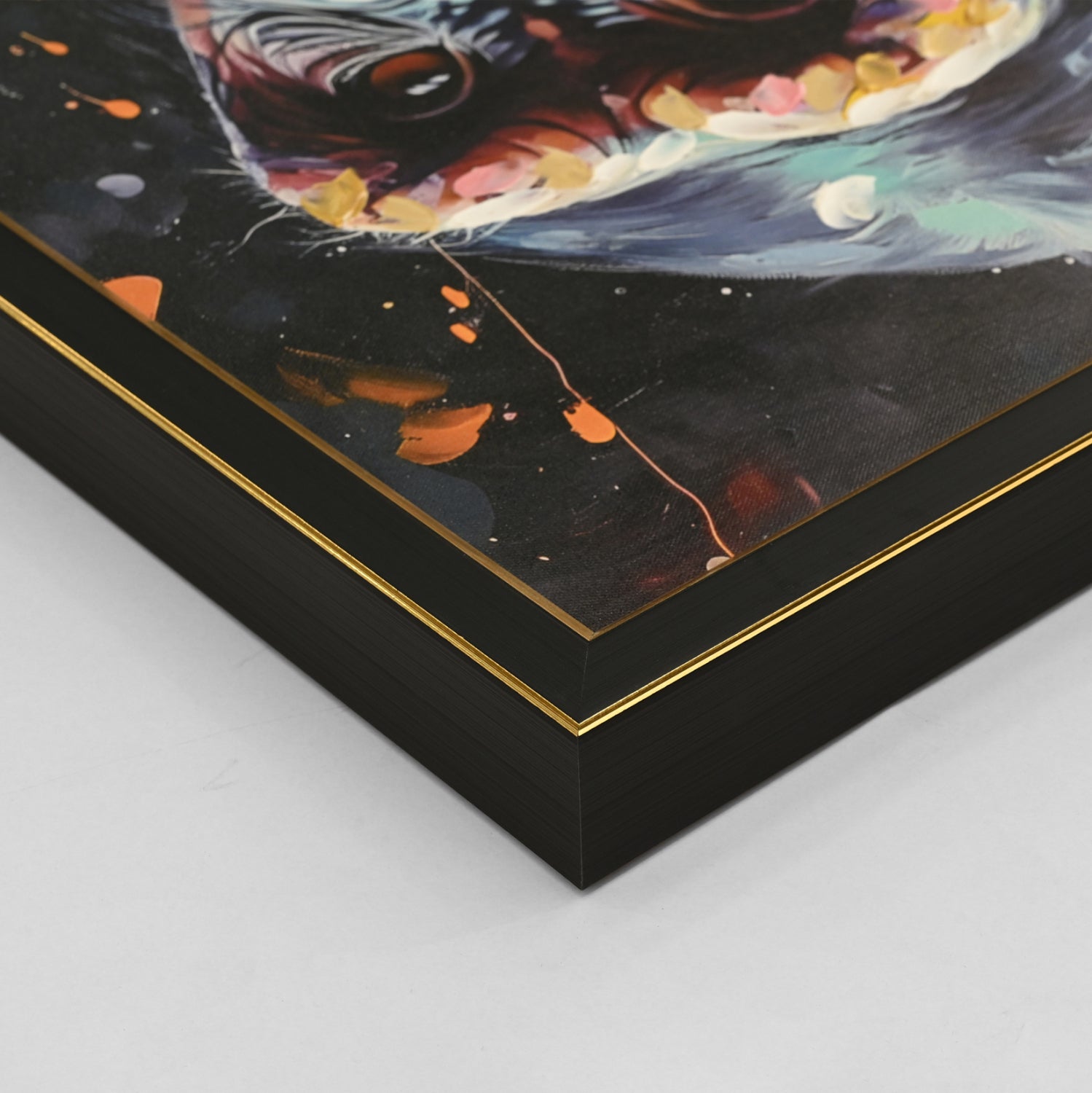 Картина  SIMIA маймуна в черна рамка  64x4,5x84