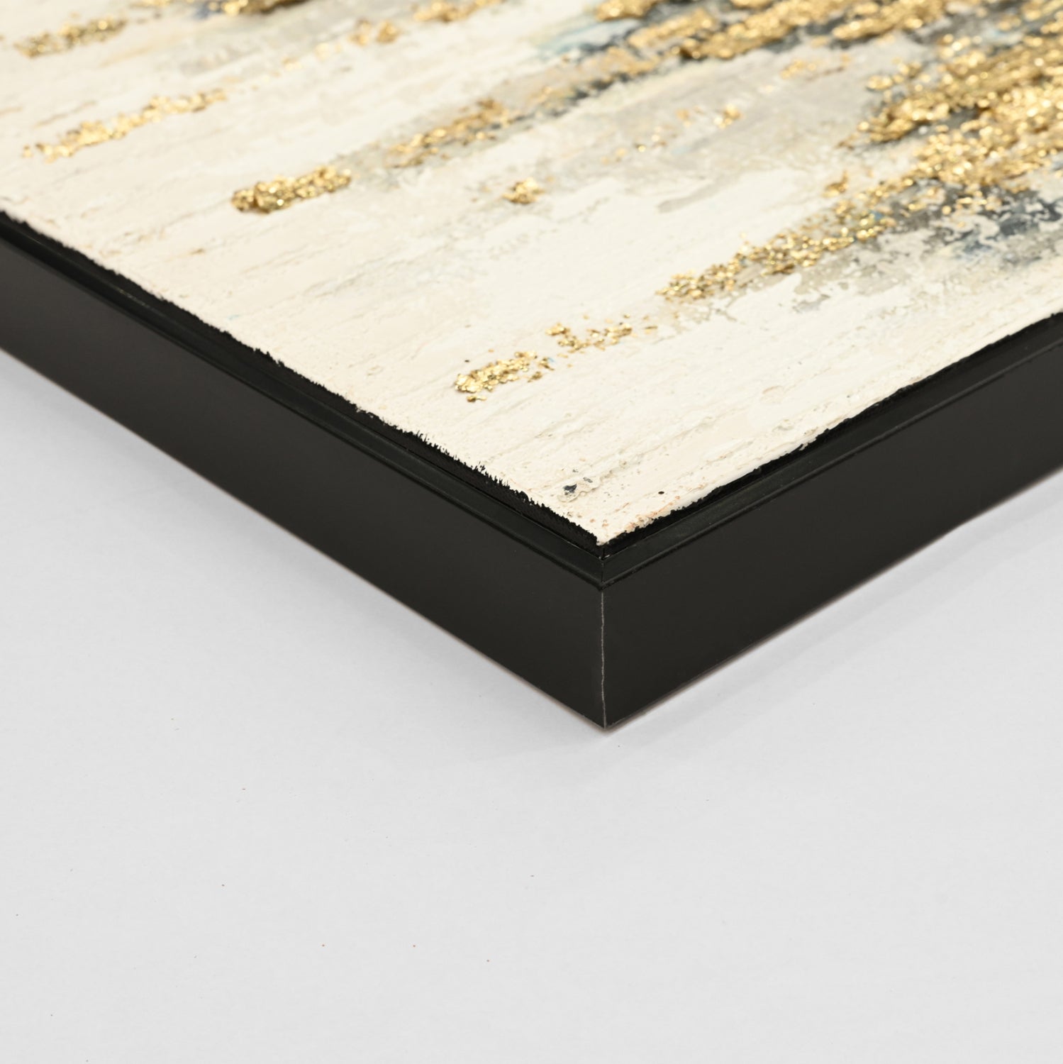 Стенна картина синя в черна рамка 142x4.5x72