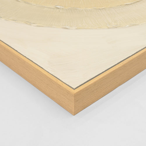 3d картина с бежова рамка 82x4,5x82 кръгове