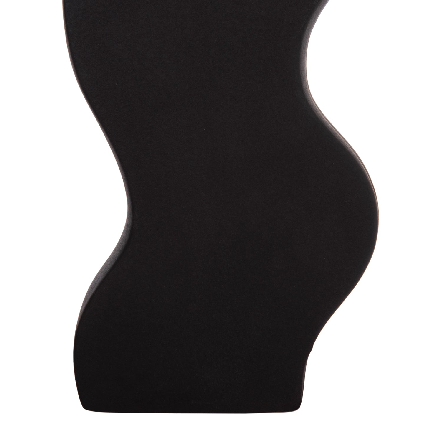 Керамична декоративна плоча за маса  SEBOR черна, матова, 14x65x30см