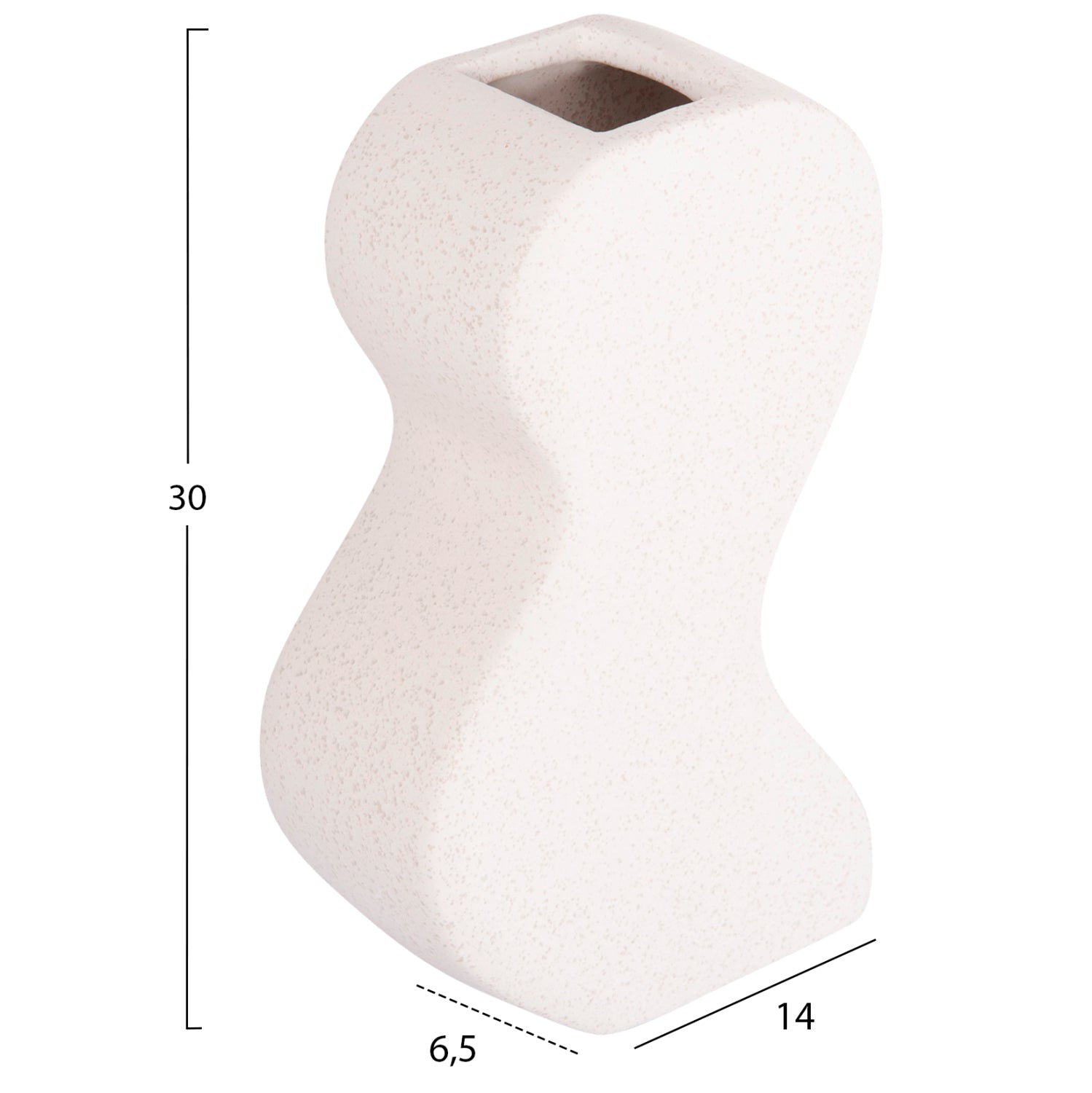 Керамична декоративна настолна плоча SEBOR кристално стъкло 13x6x22см