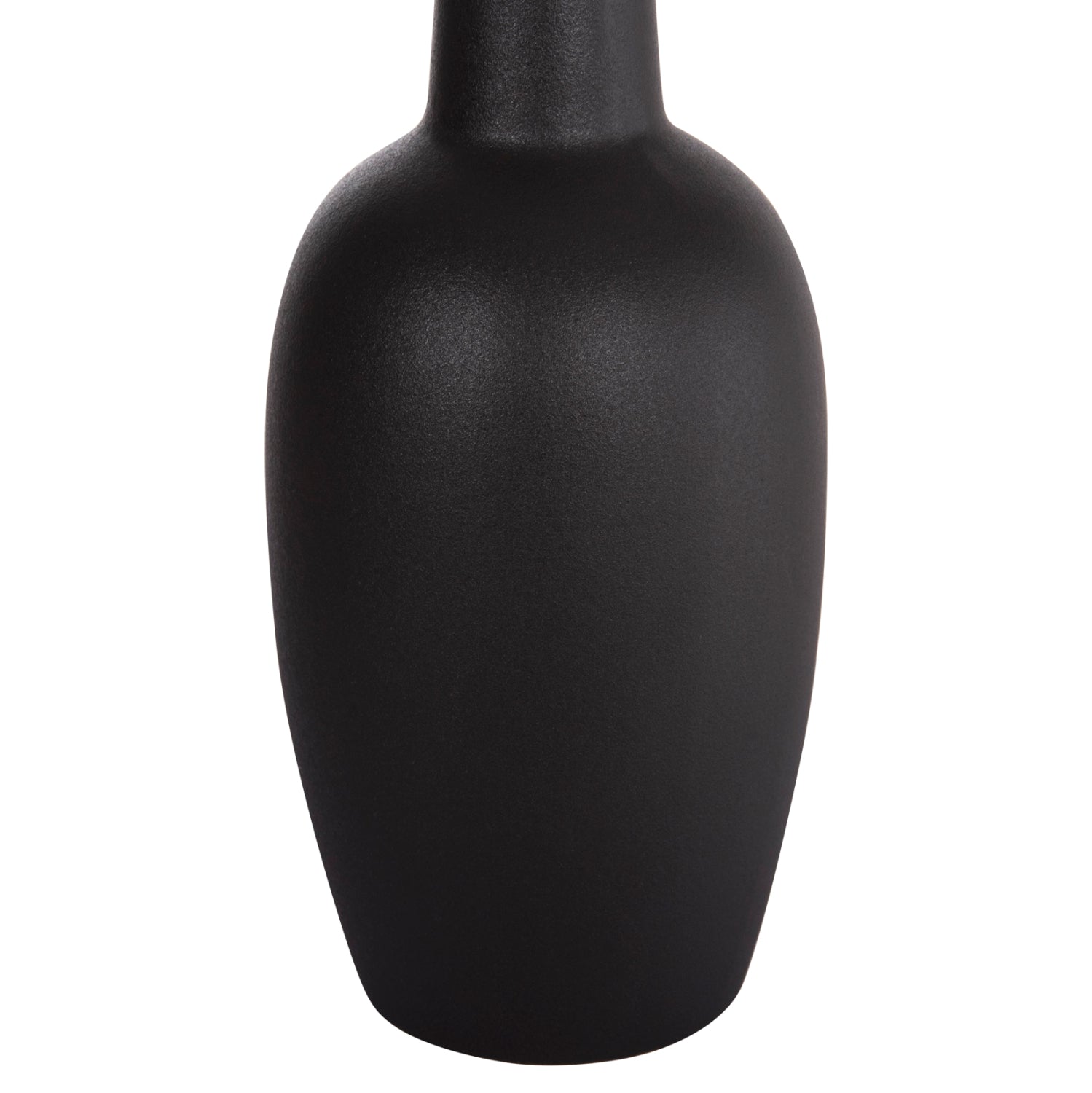 Декоративен керамичен плот за маса   ELENDIL черен мат φ10x30hcm