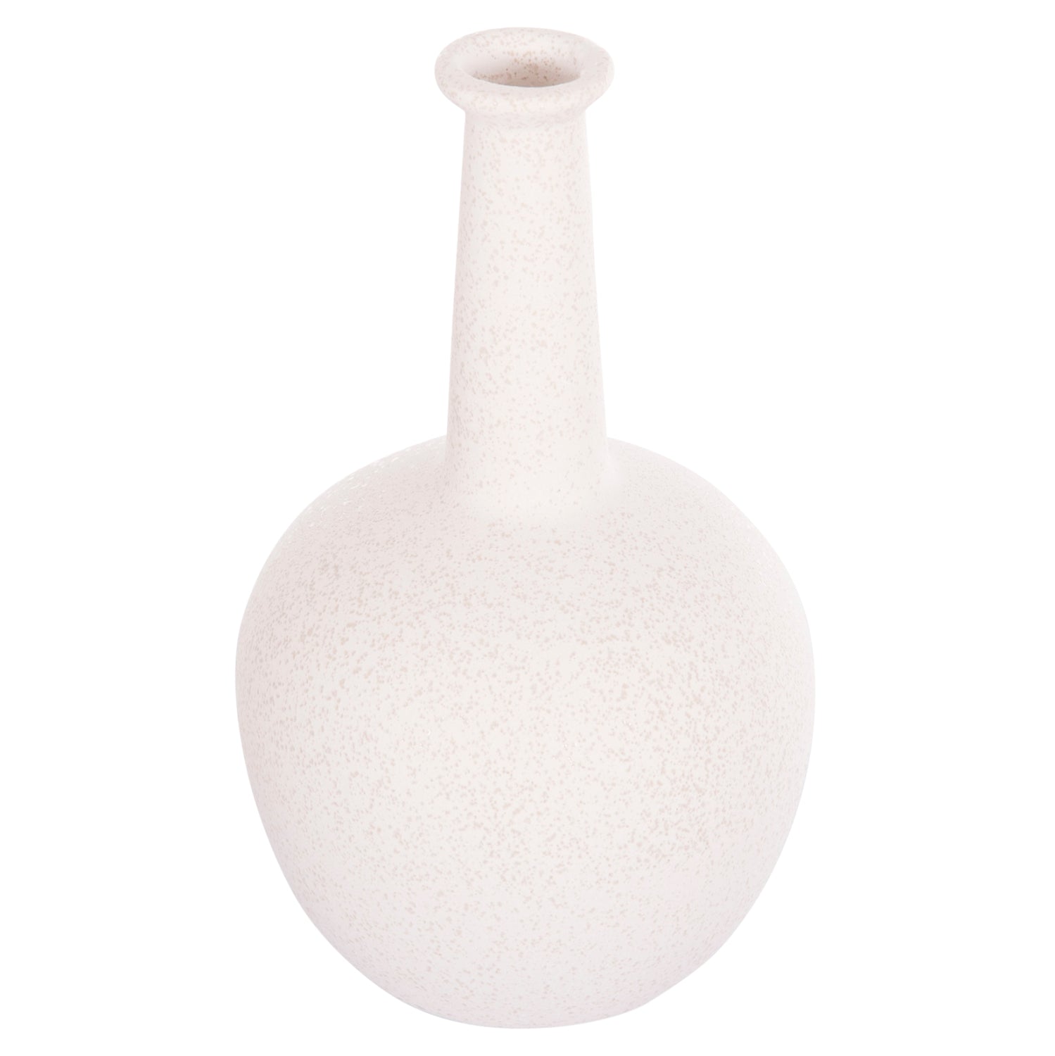 Декоративен керамичен плот за маса Еlendil бял кристал φ15x25hcm