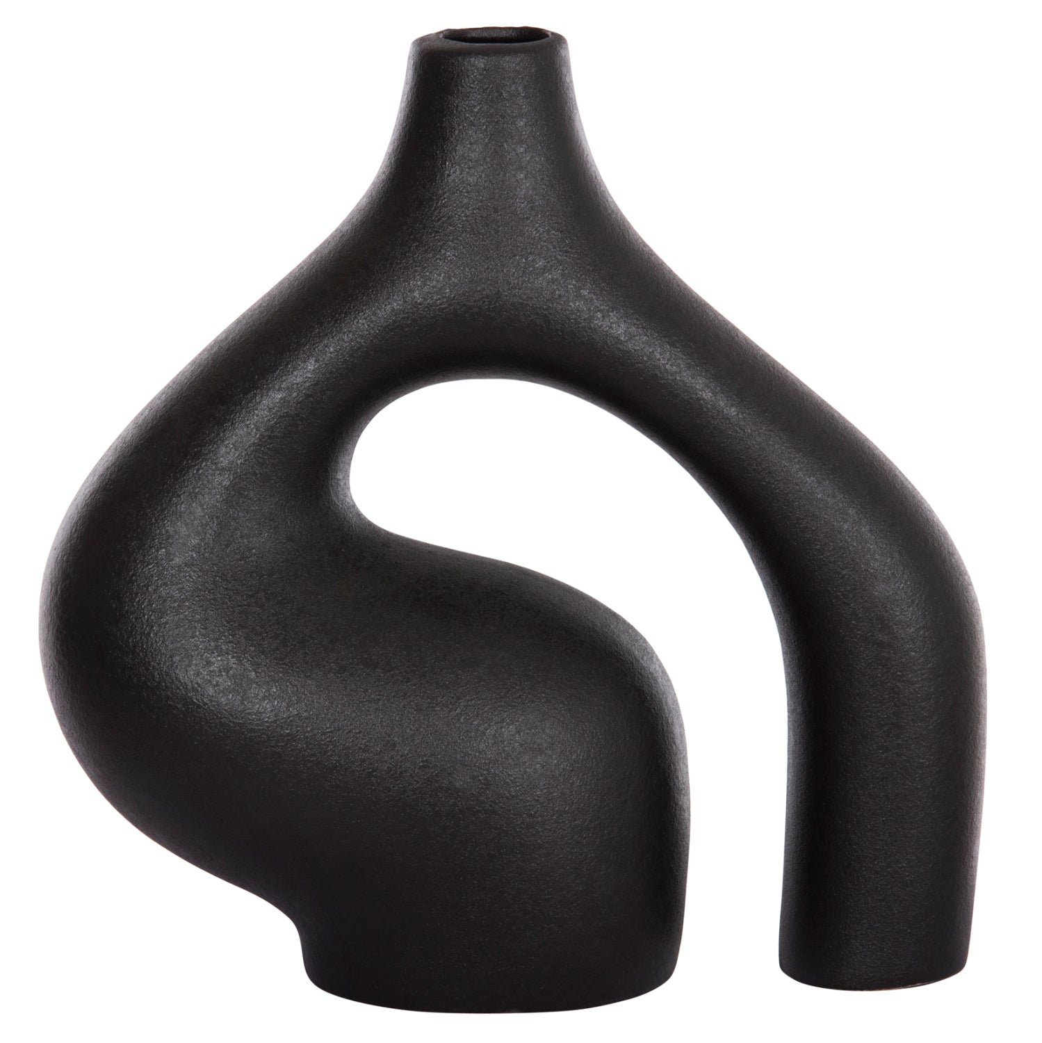 Декоративен керамичен плот за маса  ISIL черен мат 29x11x29см