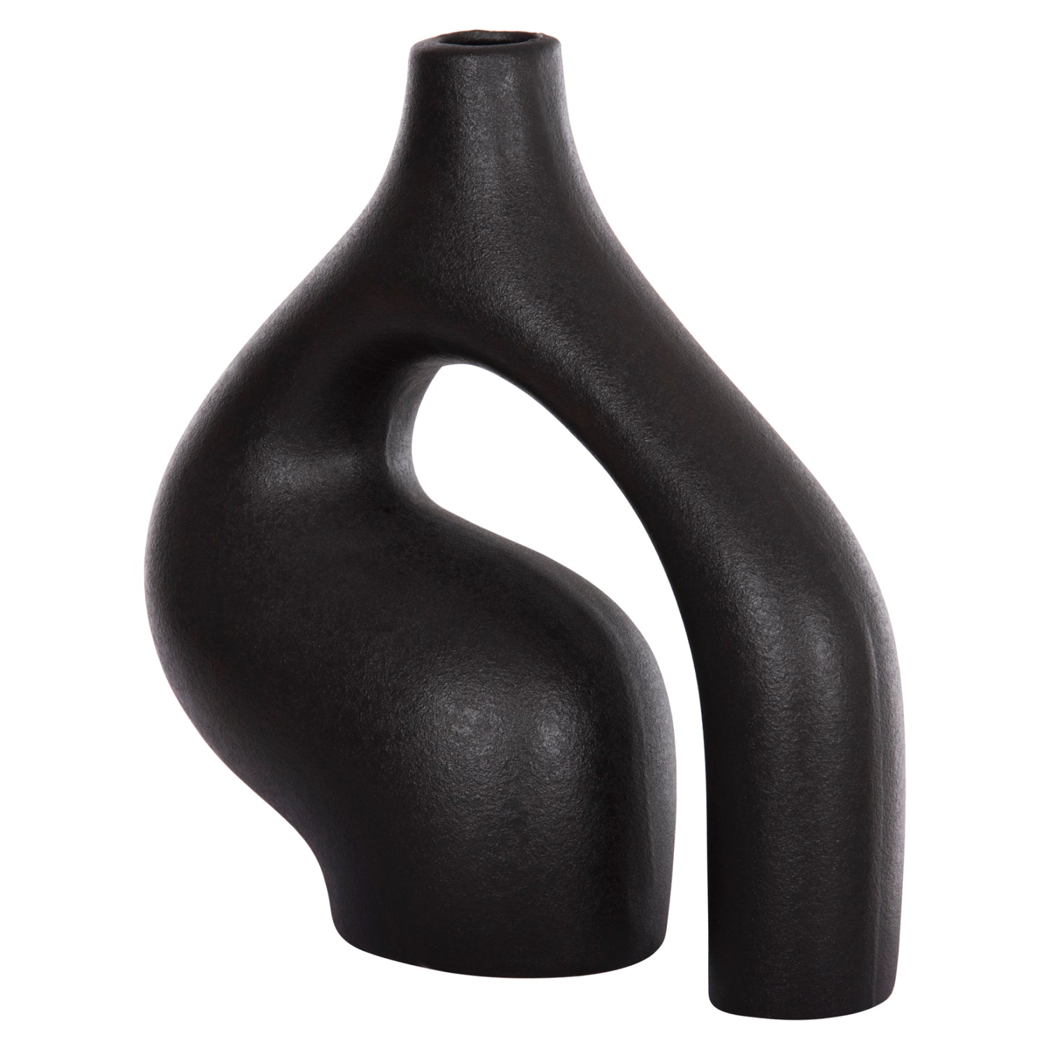 Декоративен керамичен плот за маса  ISIL черен мат 29x11x29см