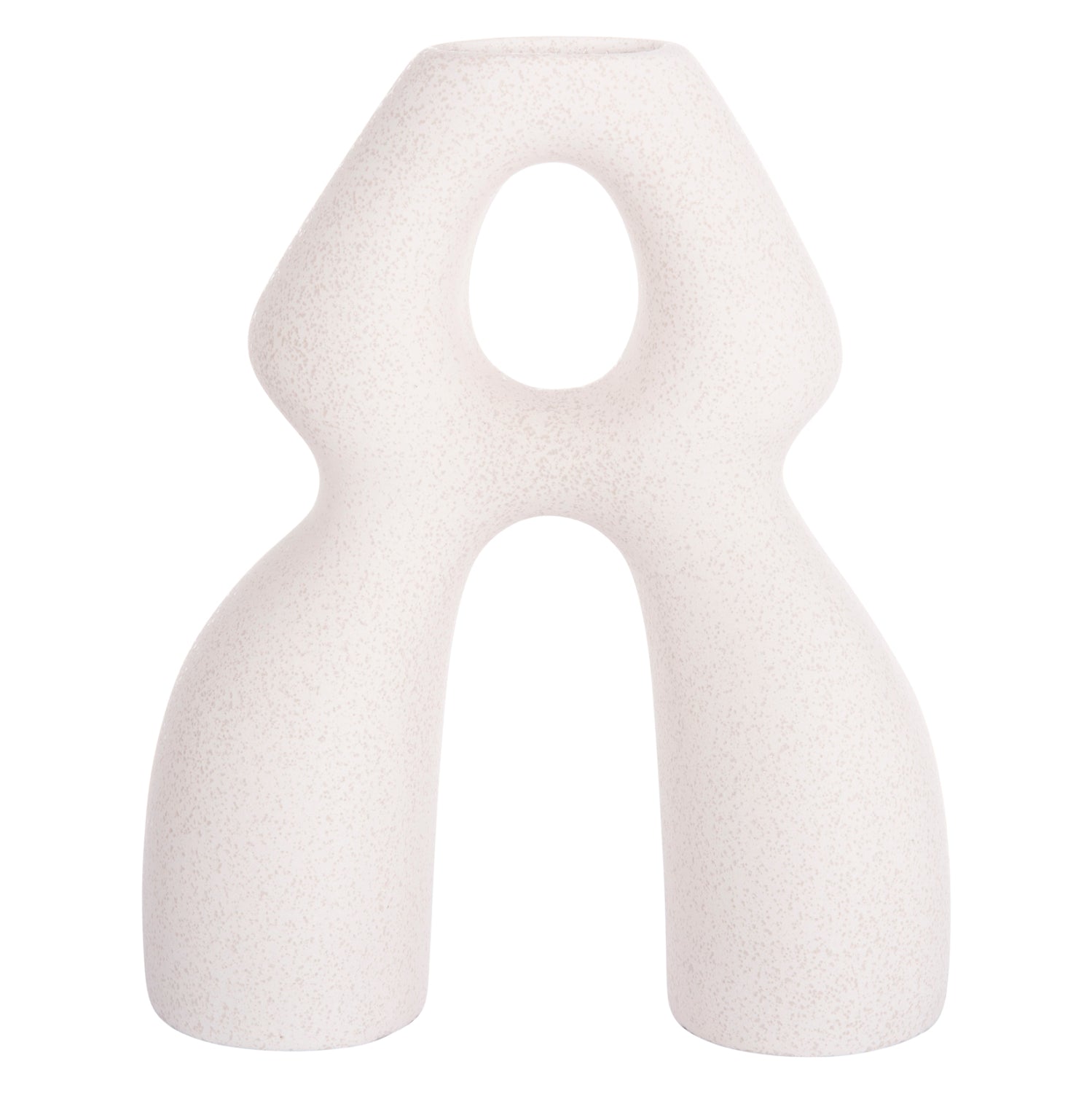 Декоративен керамичен плот за маса  ISIL бял, кристален, 25x9x29.5 см