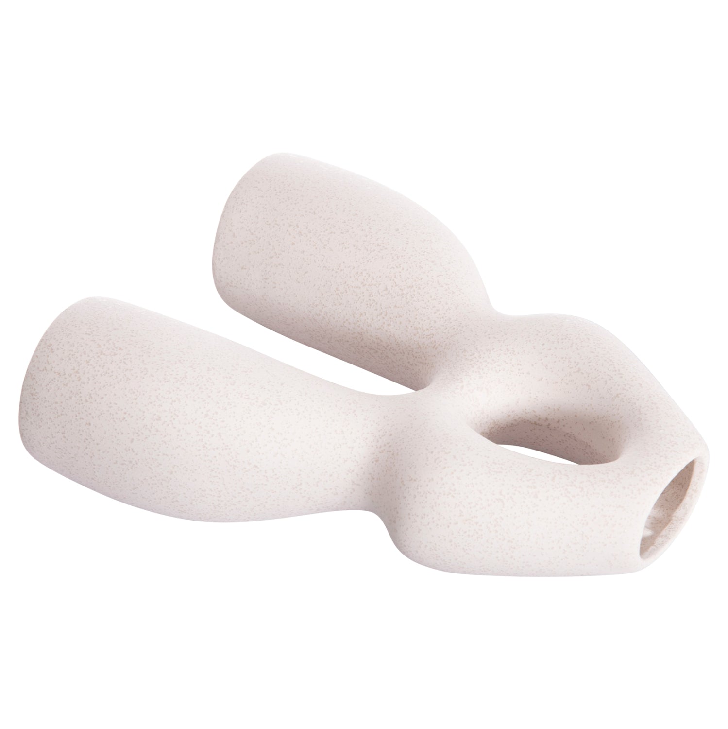 Декоративен керамичен плот за маса  ISIL бял, кристален, 25x9x29.5 см