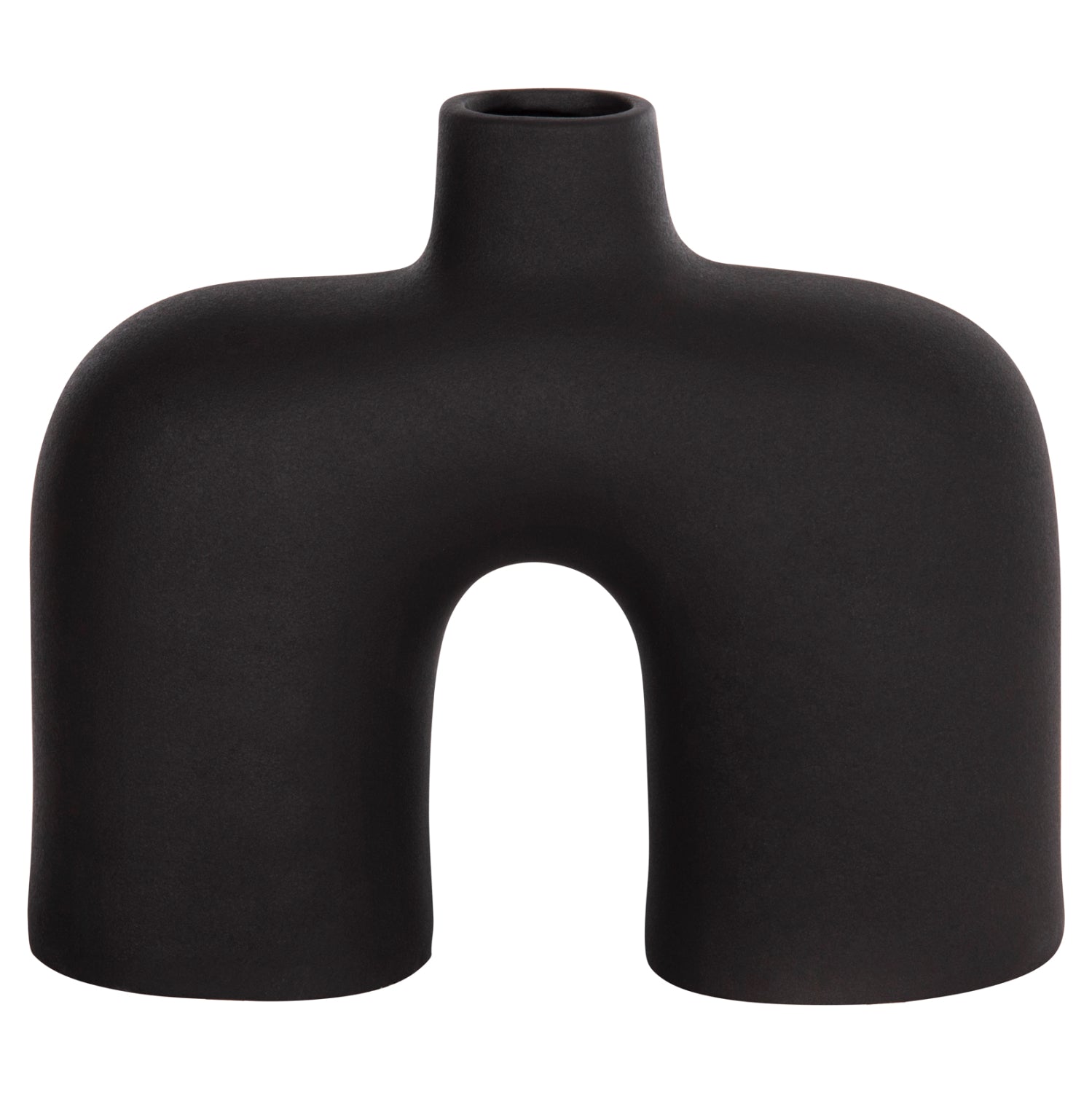 Декоративен керамичен плот за маса ISIL черен мат 27x9.5x22.5y см