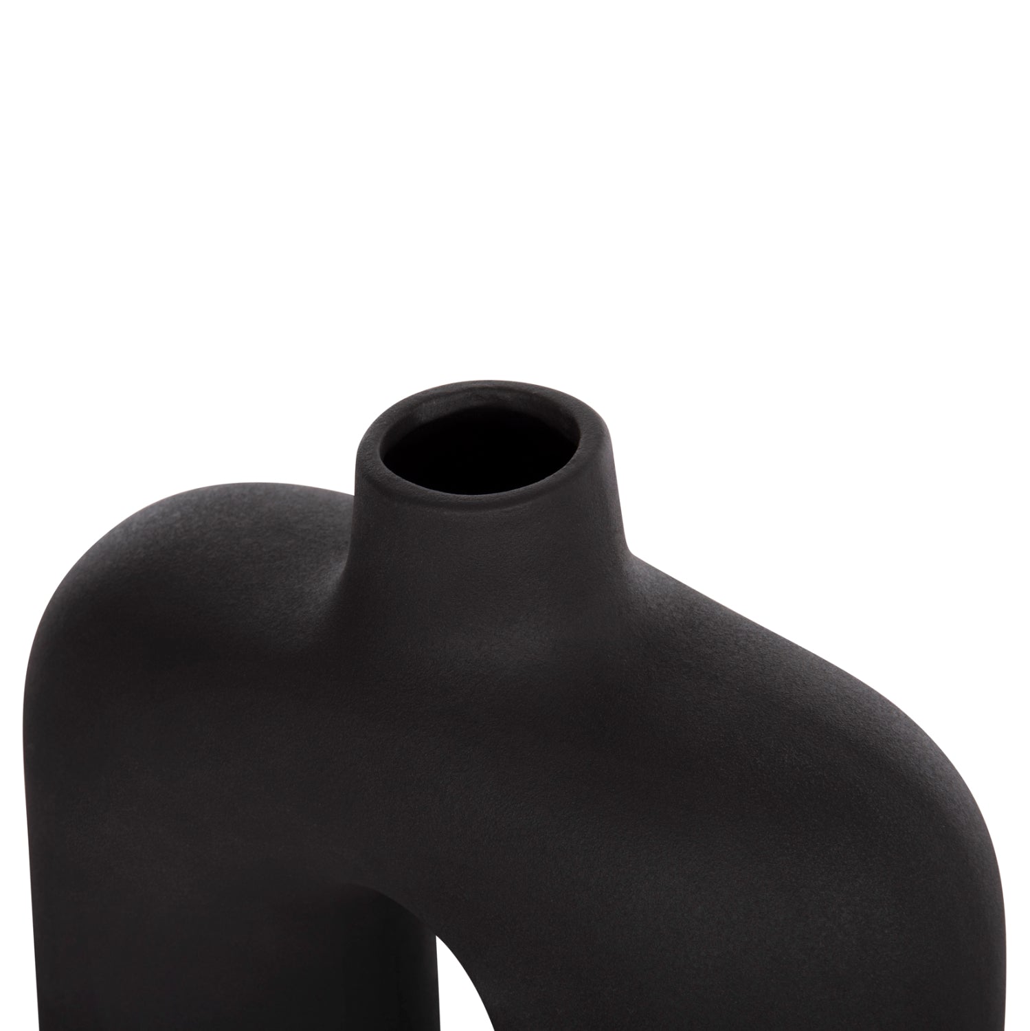 Декоративен керамичен плот за маса ISIL черен мат 27x9.5x22.5y см