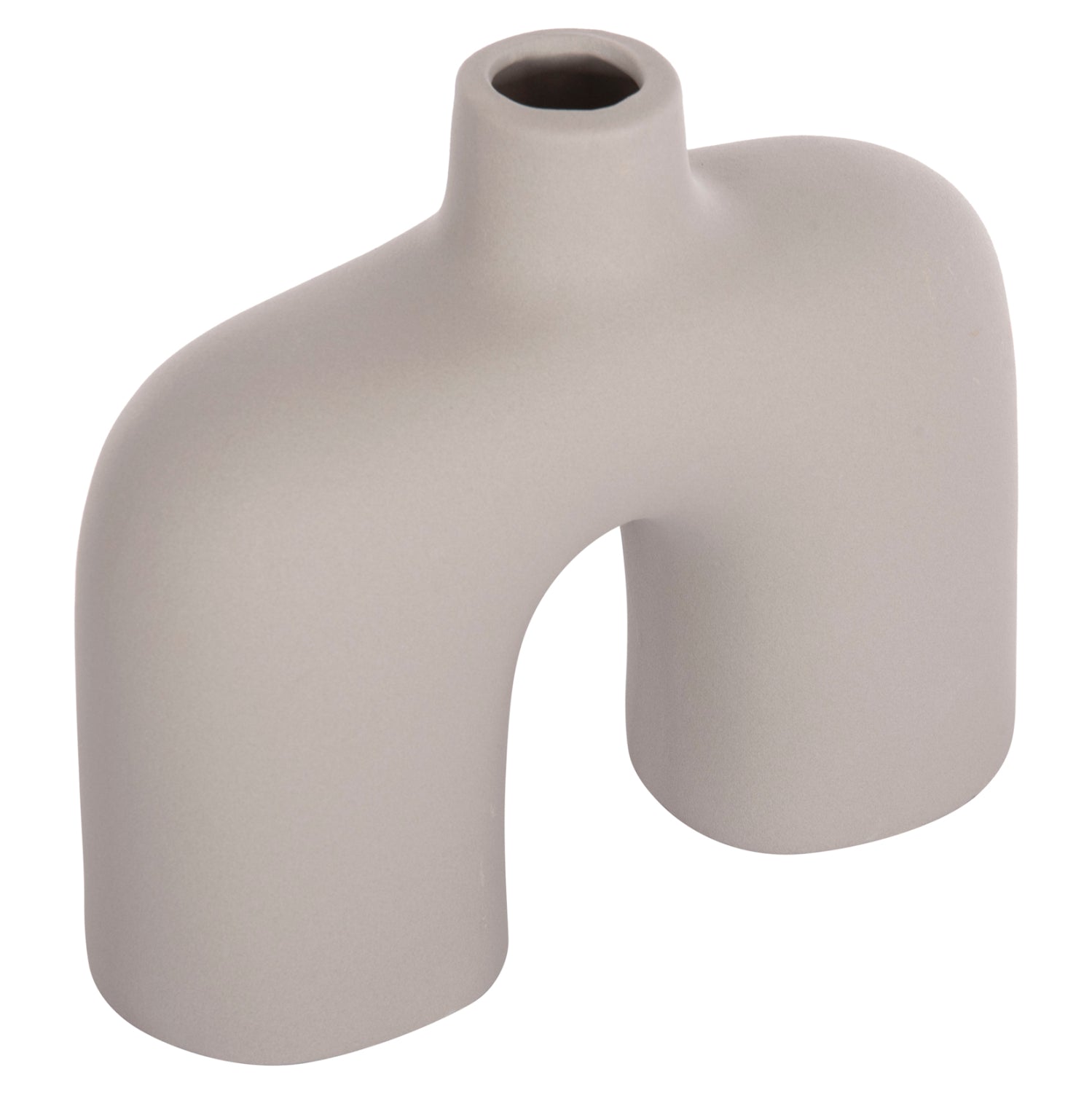 Декоративен керамичен плот за маса ISIL сив мат 27x9.5x22.5см