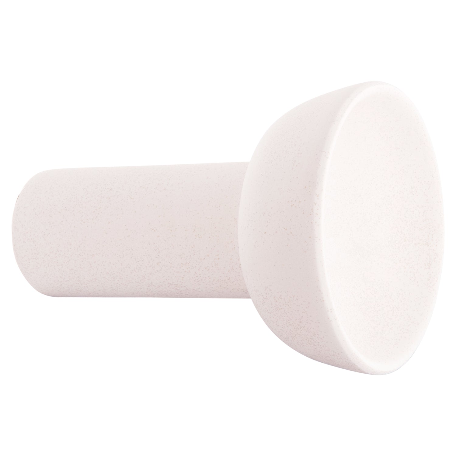 Декоративен керамичен плот за маса Еlendil бял кристал φ23x32в см