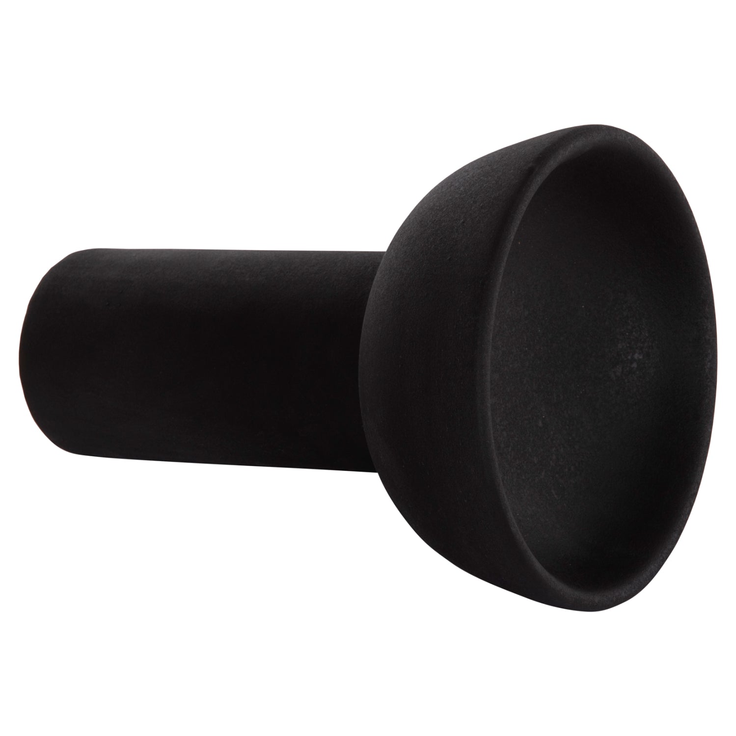 Декоративен керамичен плот за маса Еlendil черен мат φ23x32h см