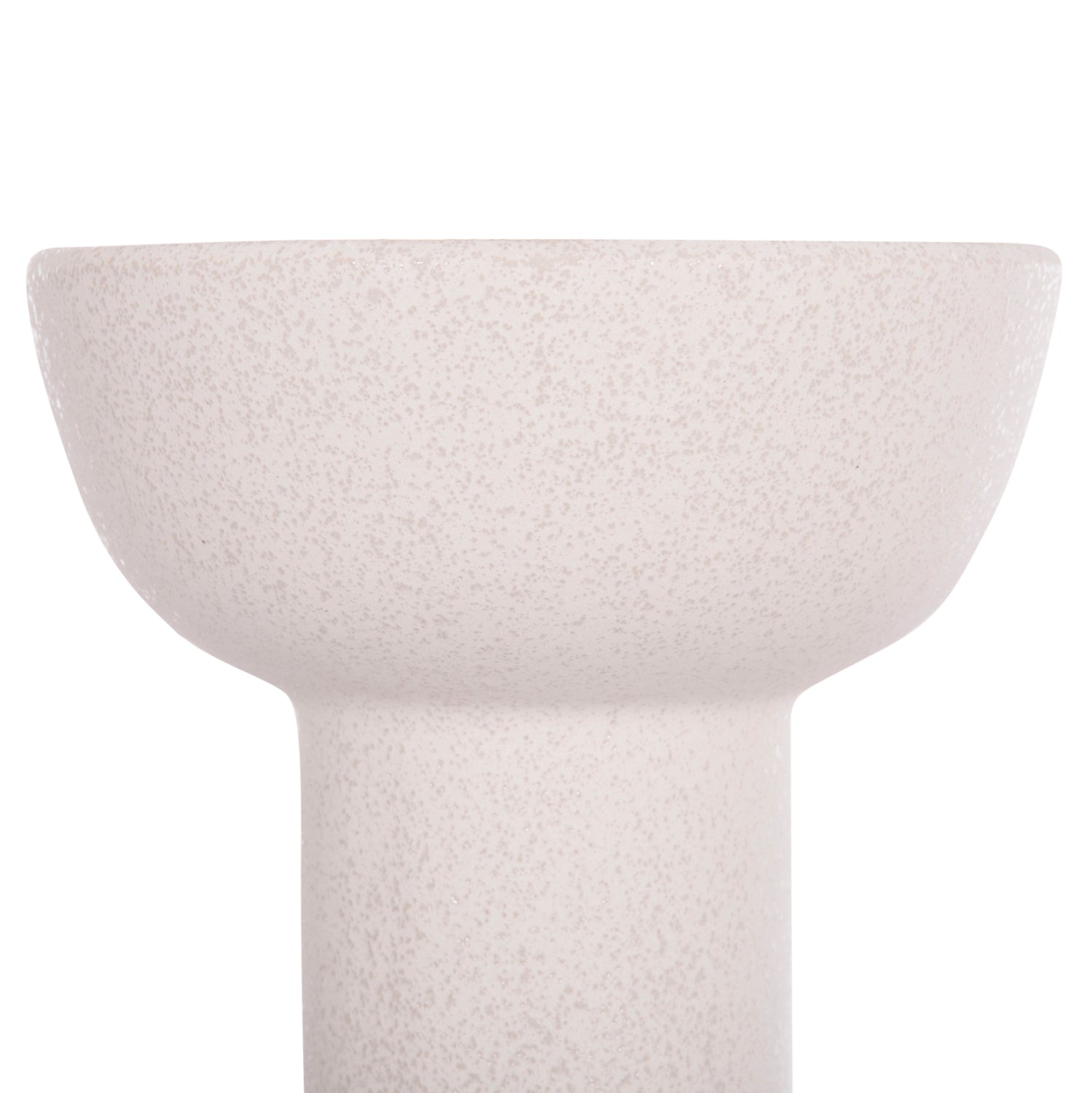 Декоративен керамичен плот за маса  Еlendil бял кристал φ20x26.5hcm