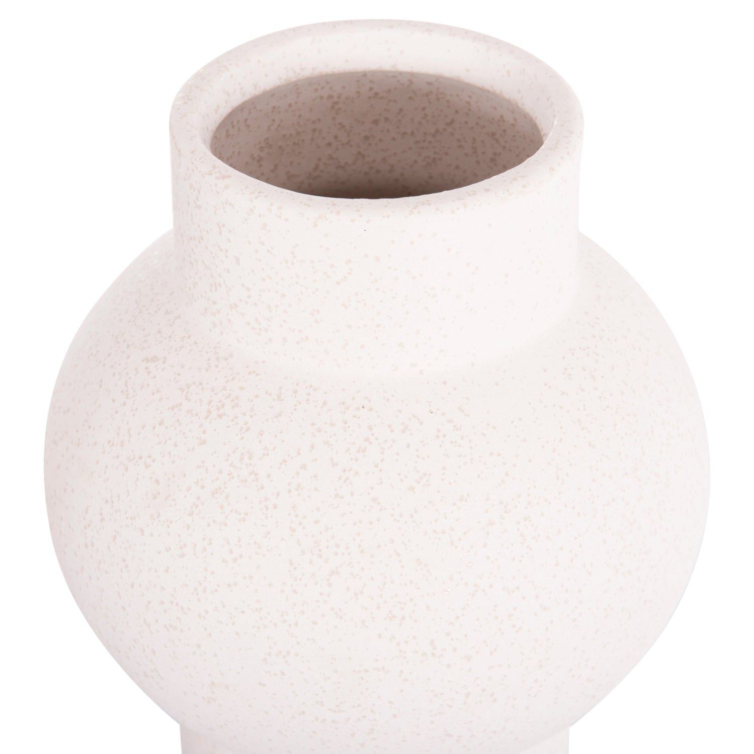 Декорация  керамична  SCEPTER бял кристал φ15x30hcm